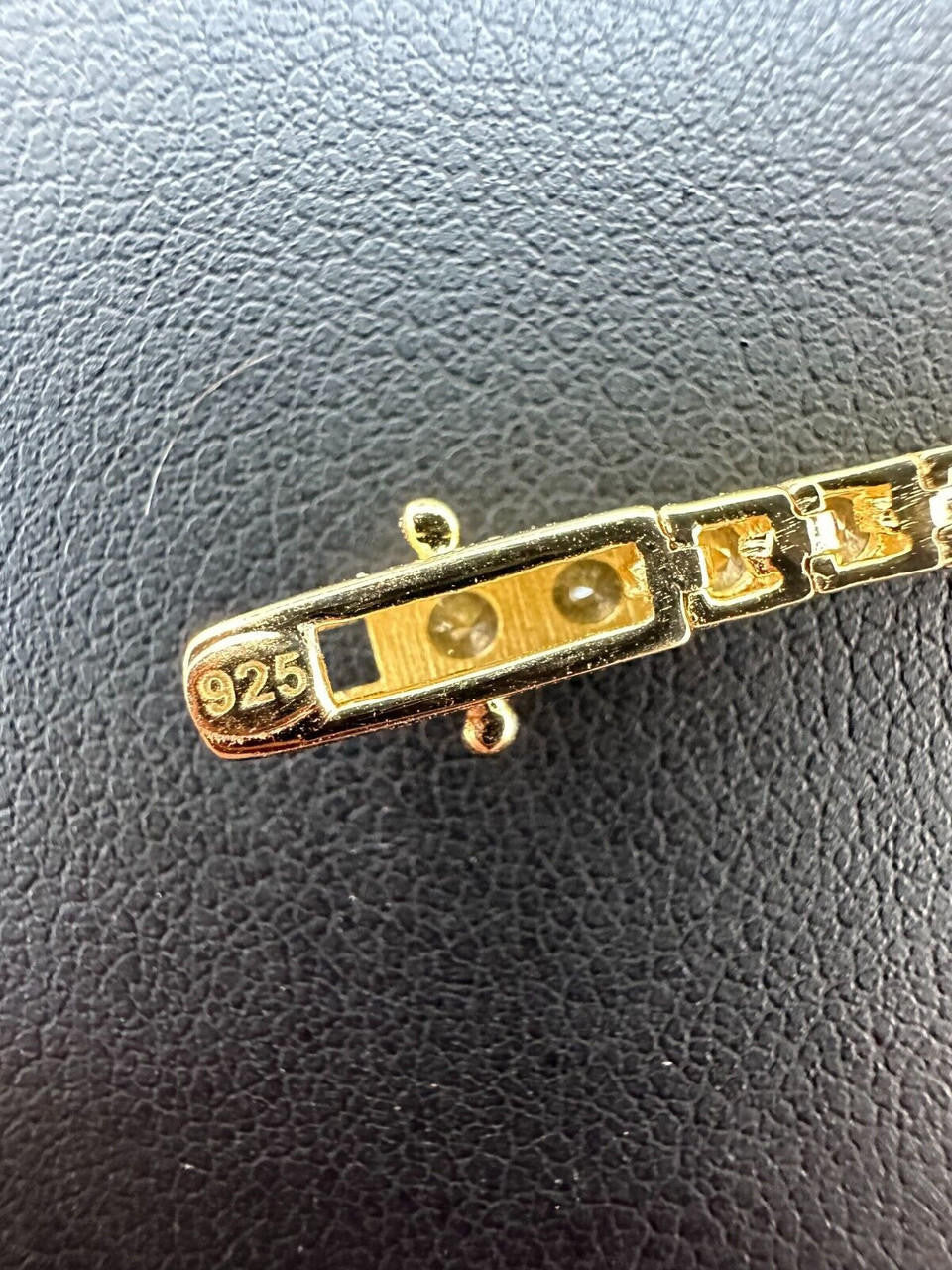 3mm Canary Yellow CZ Tennis Bracelet Real 925 Sterling Silver 14k Gold Plated