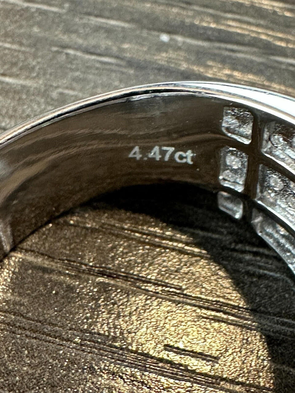 4.47ct Real DIAMOND Harlembling OG Ring - First Ring We Made - 925 Silver
