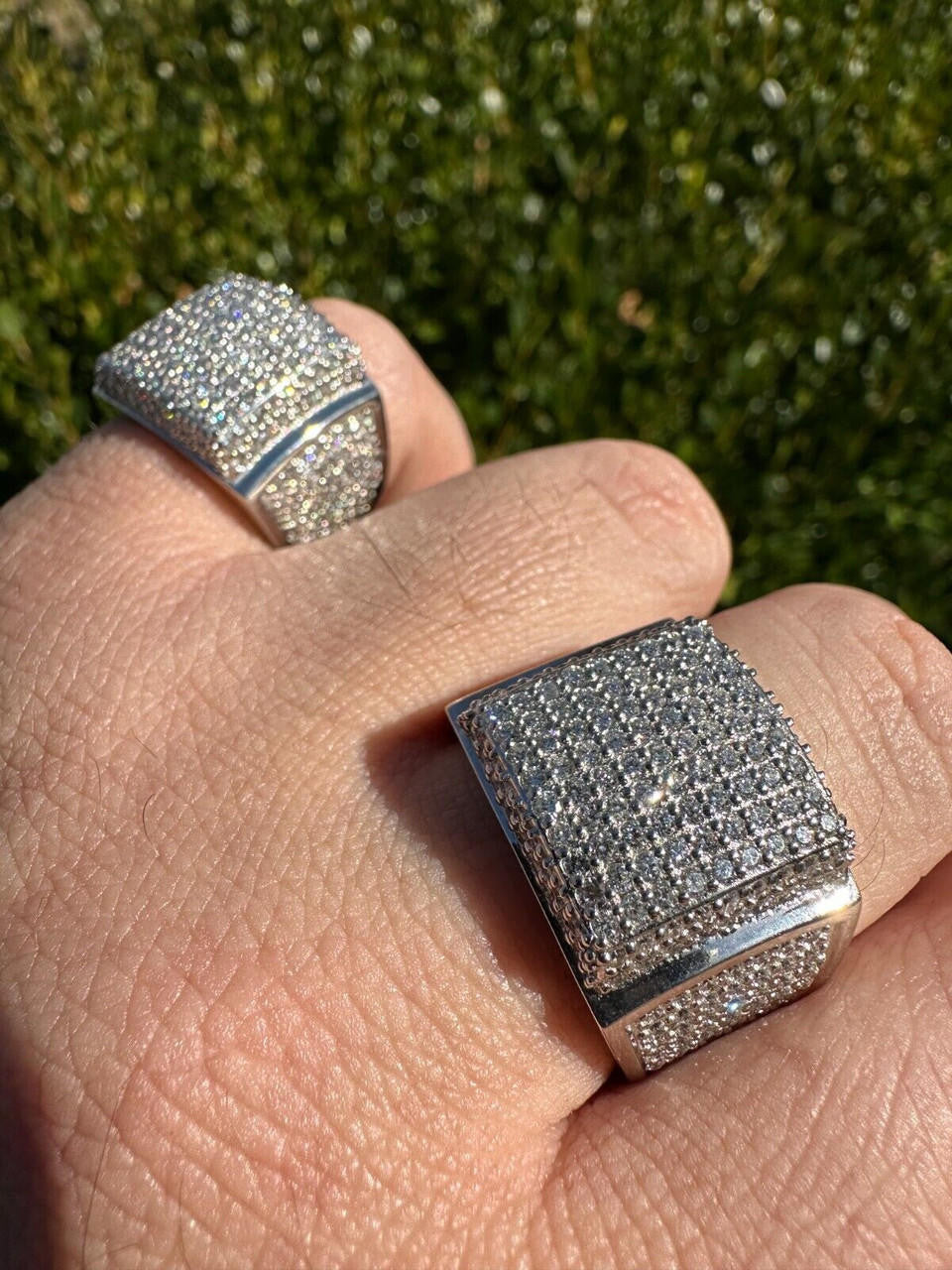 4.47ct Real DIAMOND Harlembling OG Ring - First Ring We Made - 925 Silver