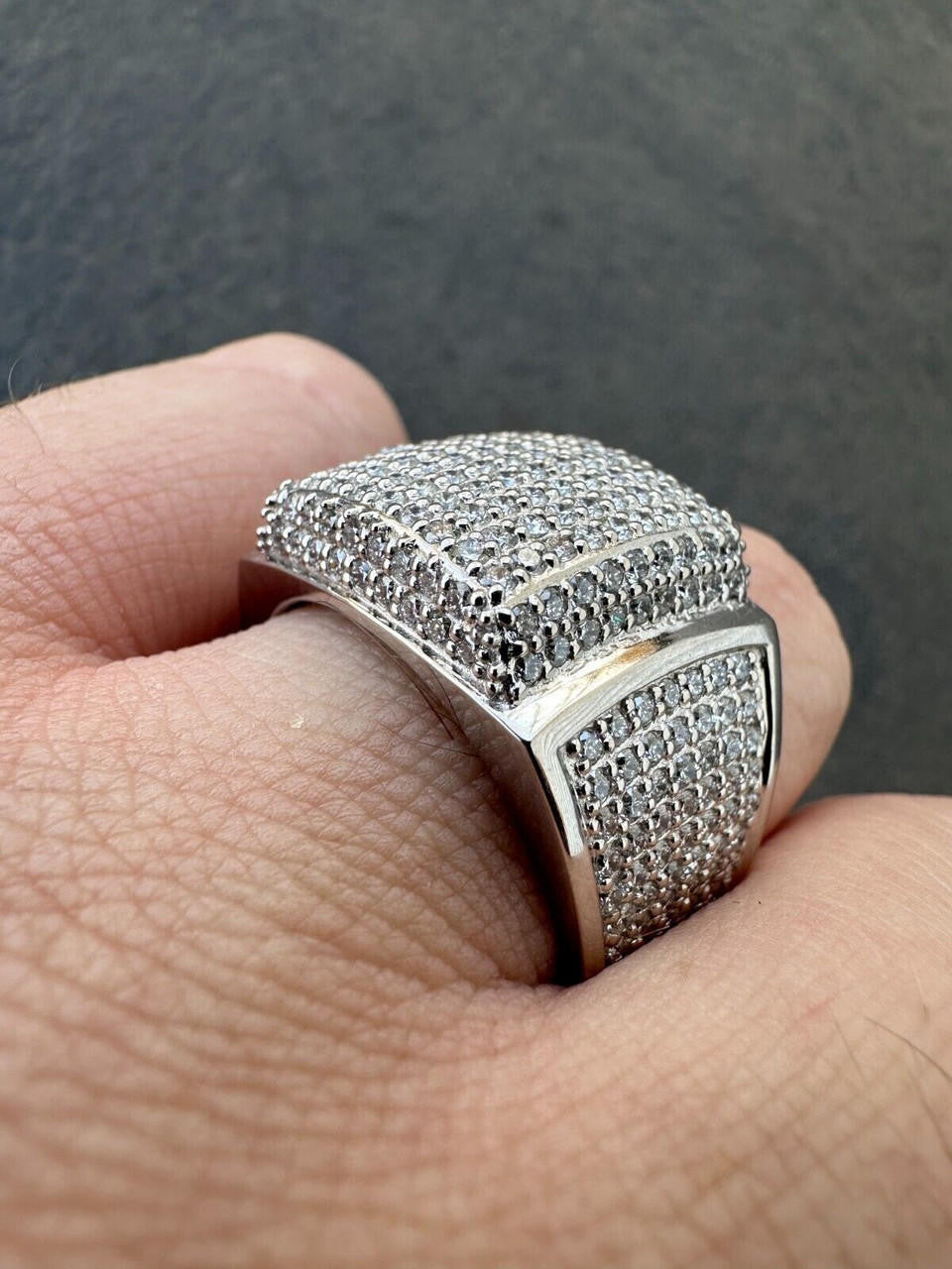 4.47ct Real DIAMOND Harlembling OG Ring - First Ring We Made - 925 Silver