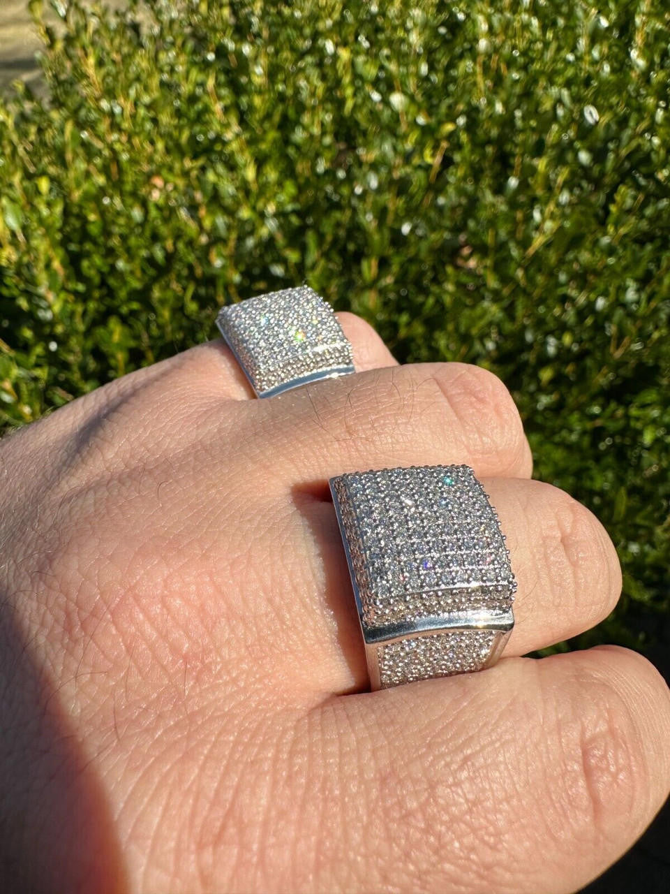 4.47ct Real DIAMOND Harlembling OG Ring - First Ring We Made - 925 Silver