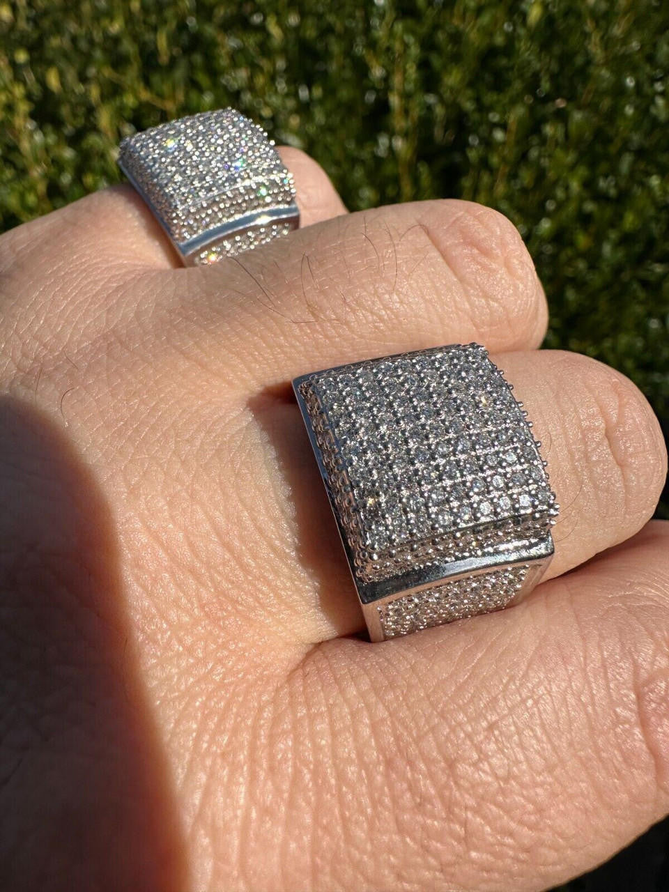 4.49ct Real DIAMOND Harlembling OG Ring - First Ring We Made - 14k White Gold