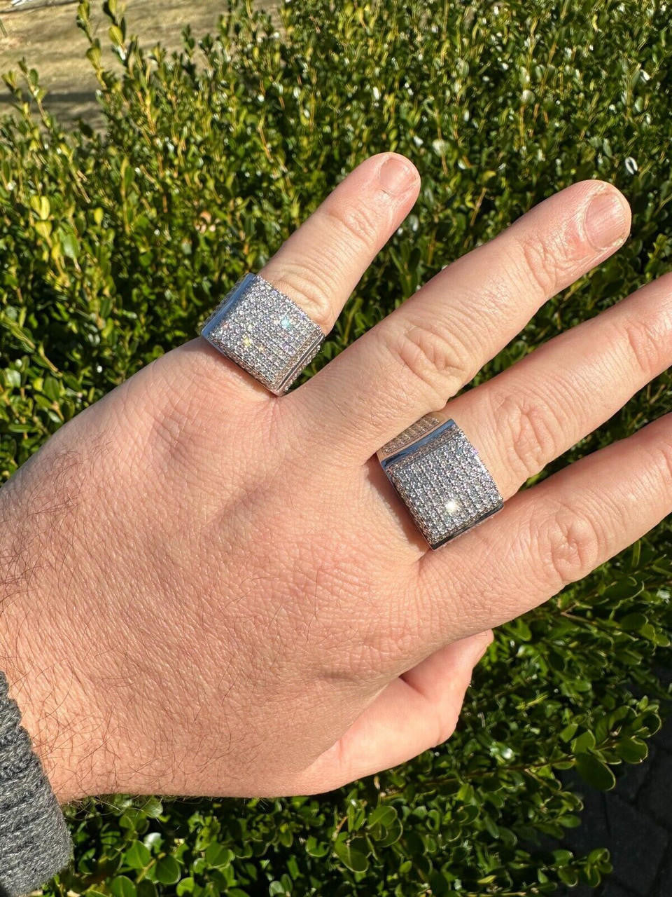 4.49ct Real DIAMOND Harlembling OG Ring - First Ring We Made - 14k White Gold