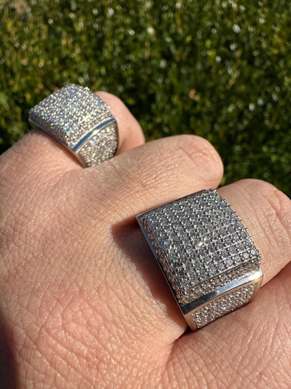 4.49ct Real DIAMOND Harlembling OG Ring - First Ring We Made - 14k White Gold