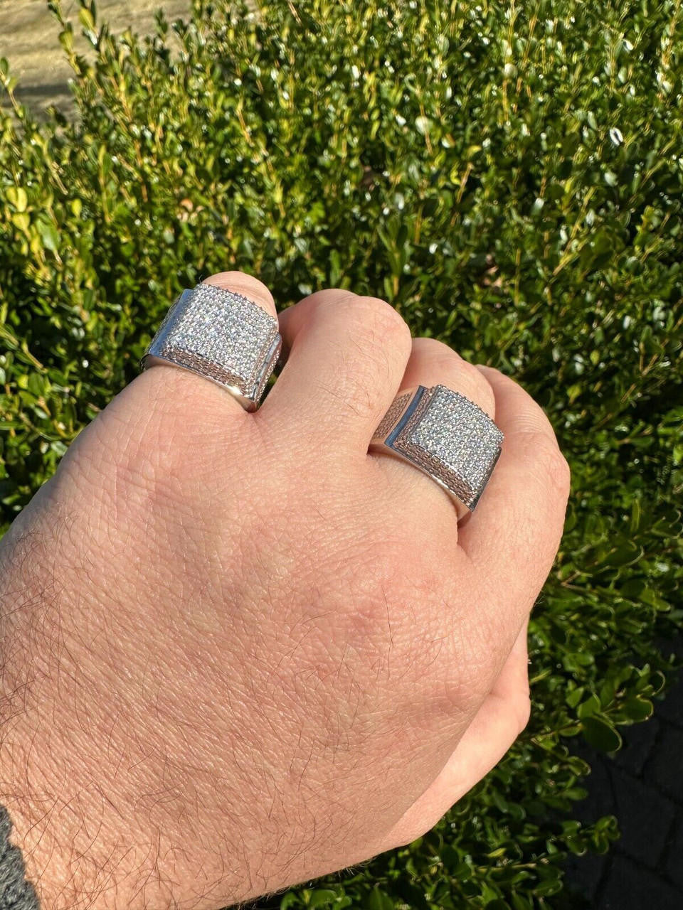 4.49ct Real DIAMOND Harlembling OG Ring - First Ring We Made - 14k White Gold