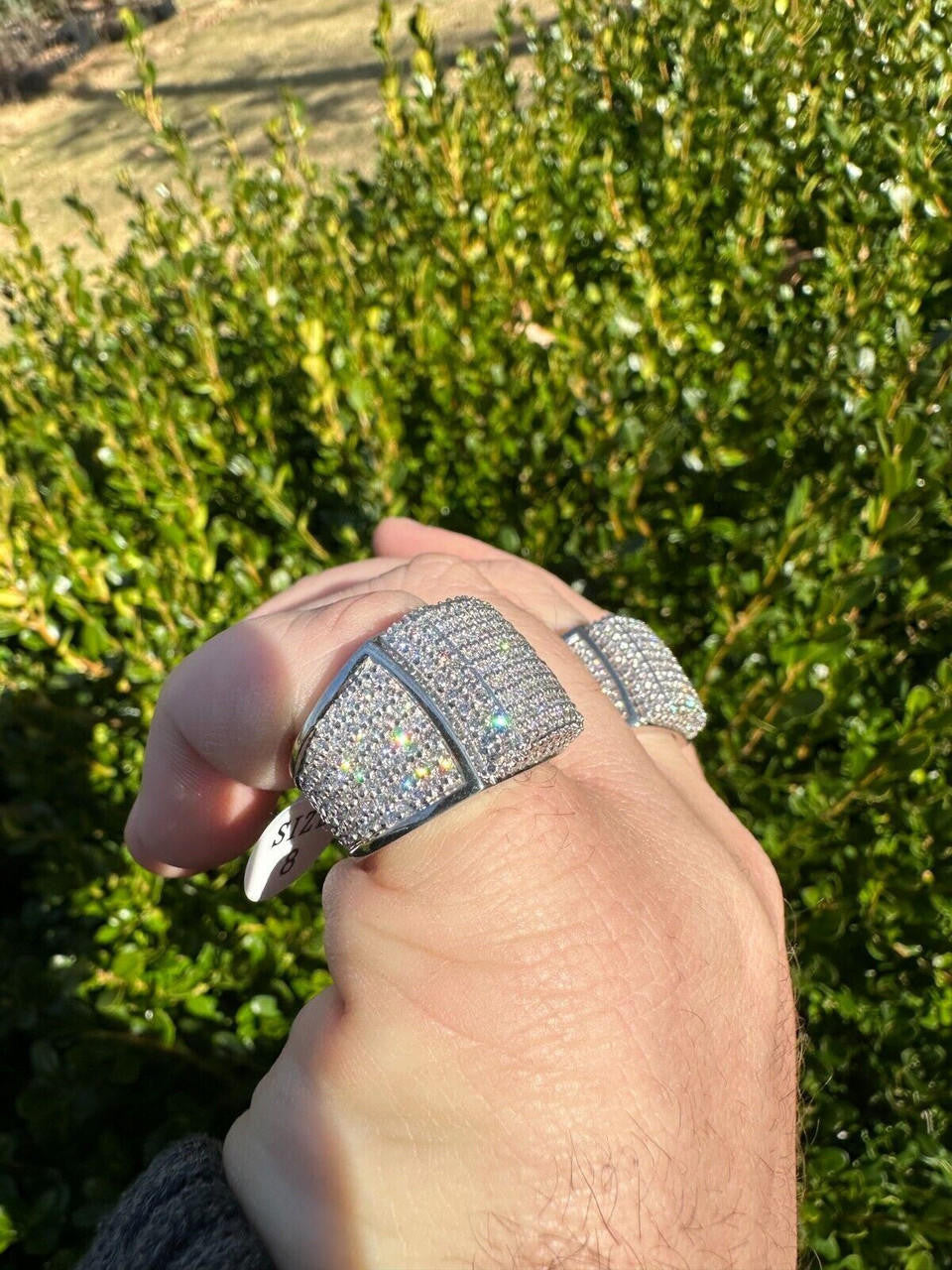 4.49ct Real DIAMOND Harlembling OG Ring - First Ring We Made - 14k White Gold