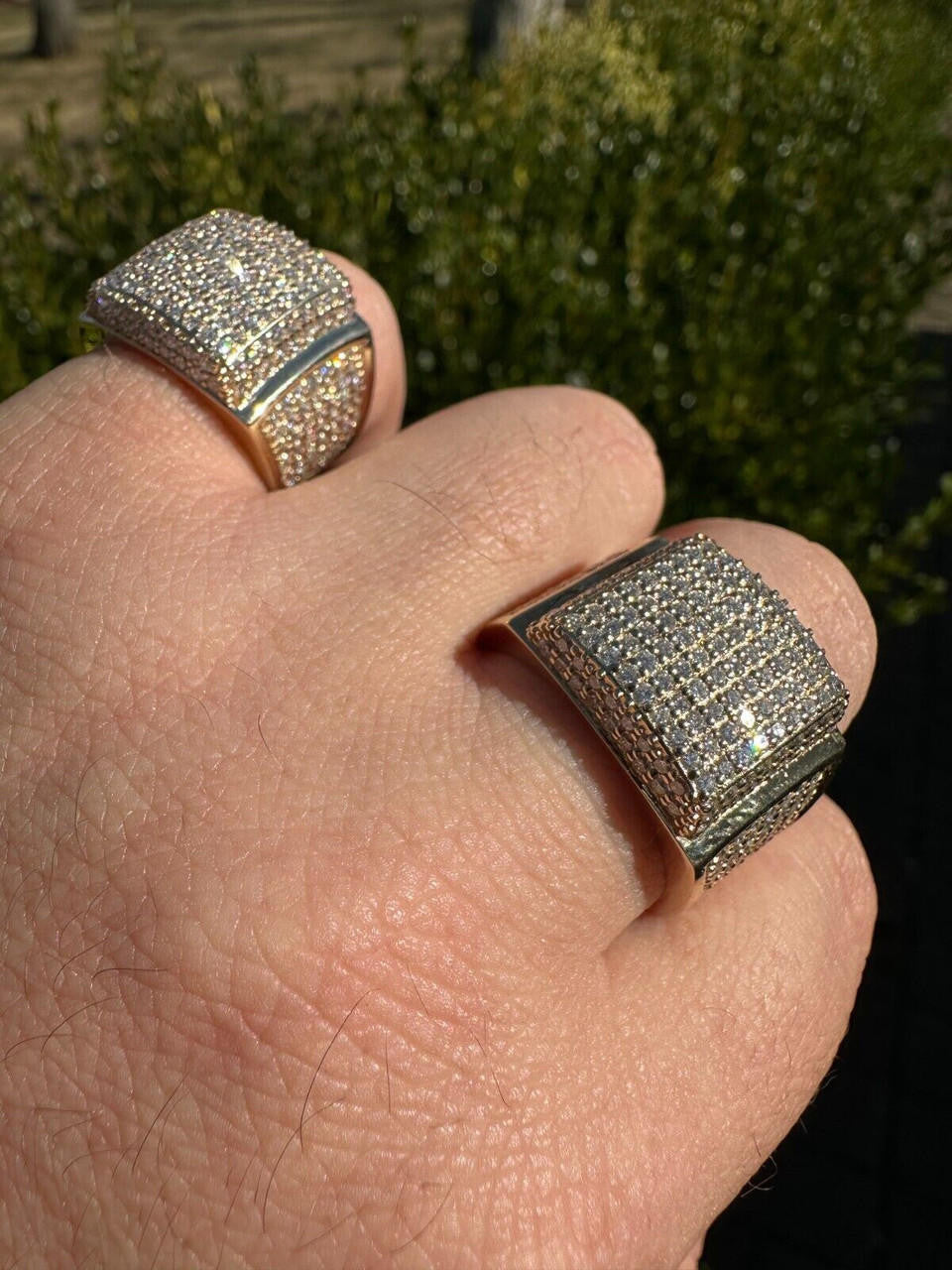 4.49ct Real DIAMOND Harlembling OG Ring - First Ring We Made - 14k Yellow Gold