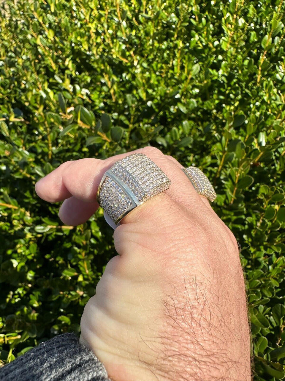 4.49ct Real DIAMOND Harlembling OG Ring - First Ring We Made - 14k Yellow Gold