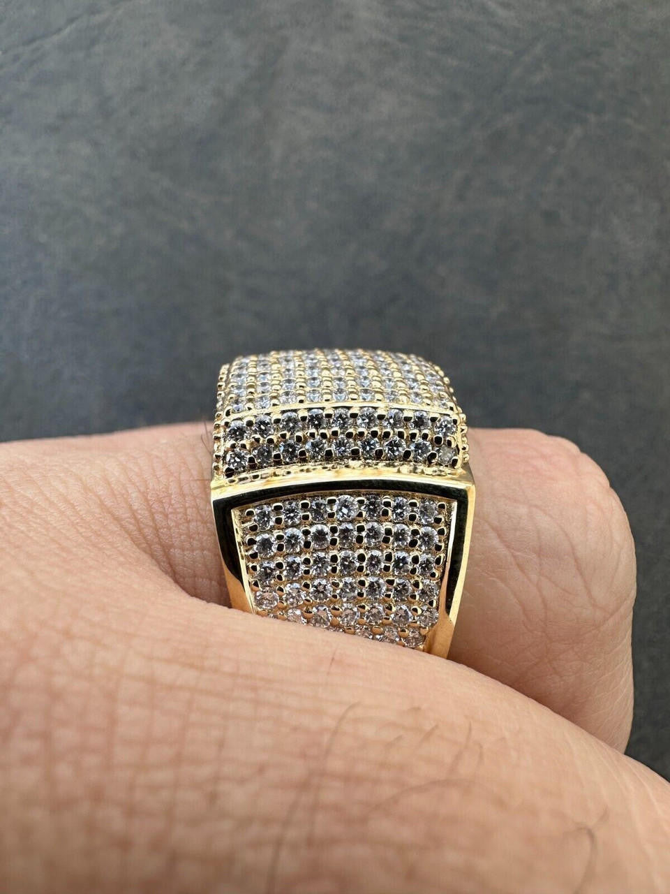 4.49ct Real DIAMOND Harlembling OG Ring - First Ring We Made - 14k Yellow Gold