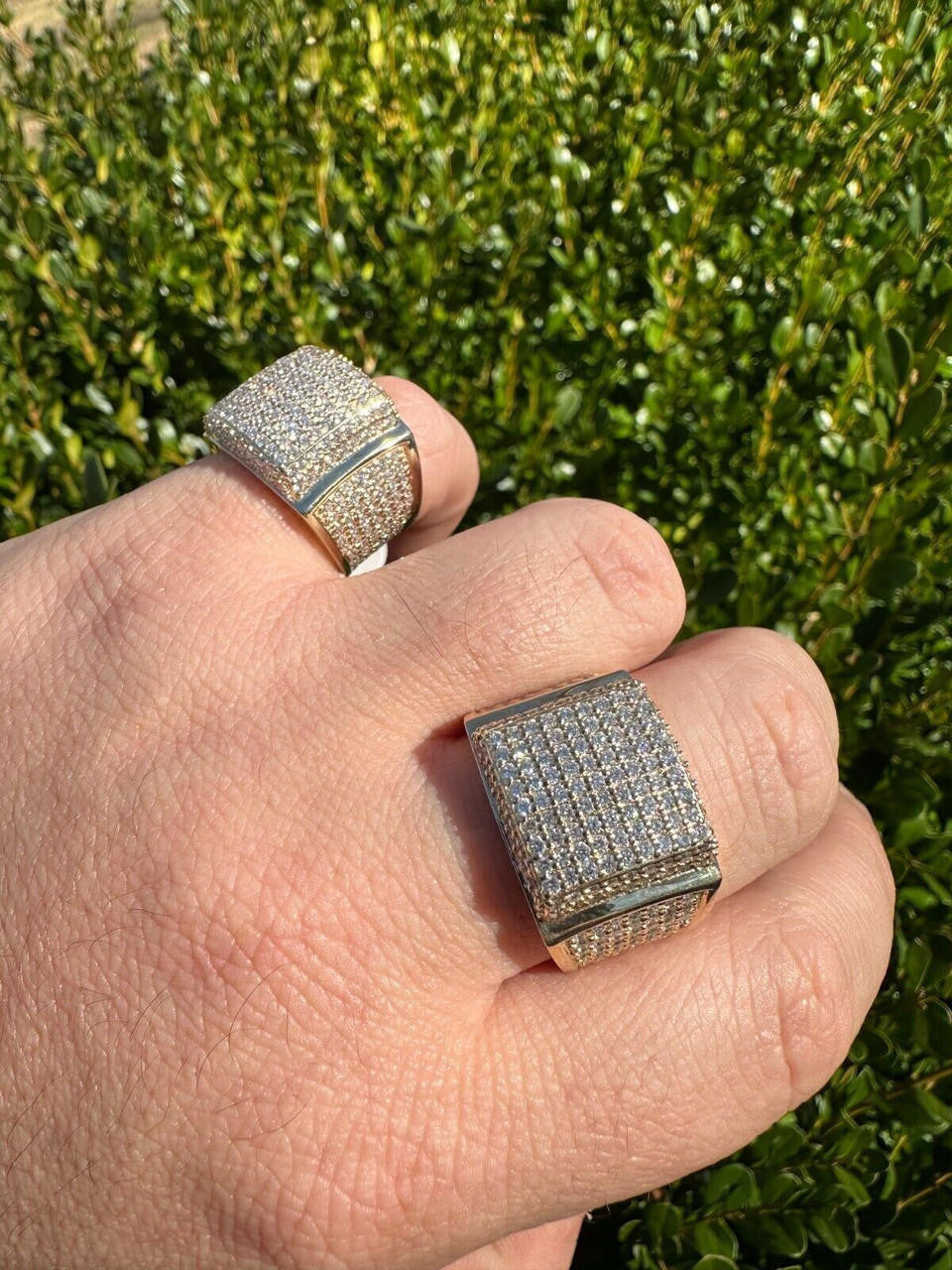 4.49ct Real DIAMOND Harlembling OG Ring - First Ring We Made - 14k Yellow Gold