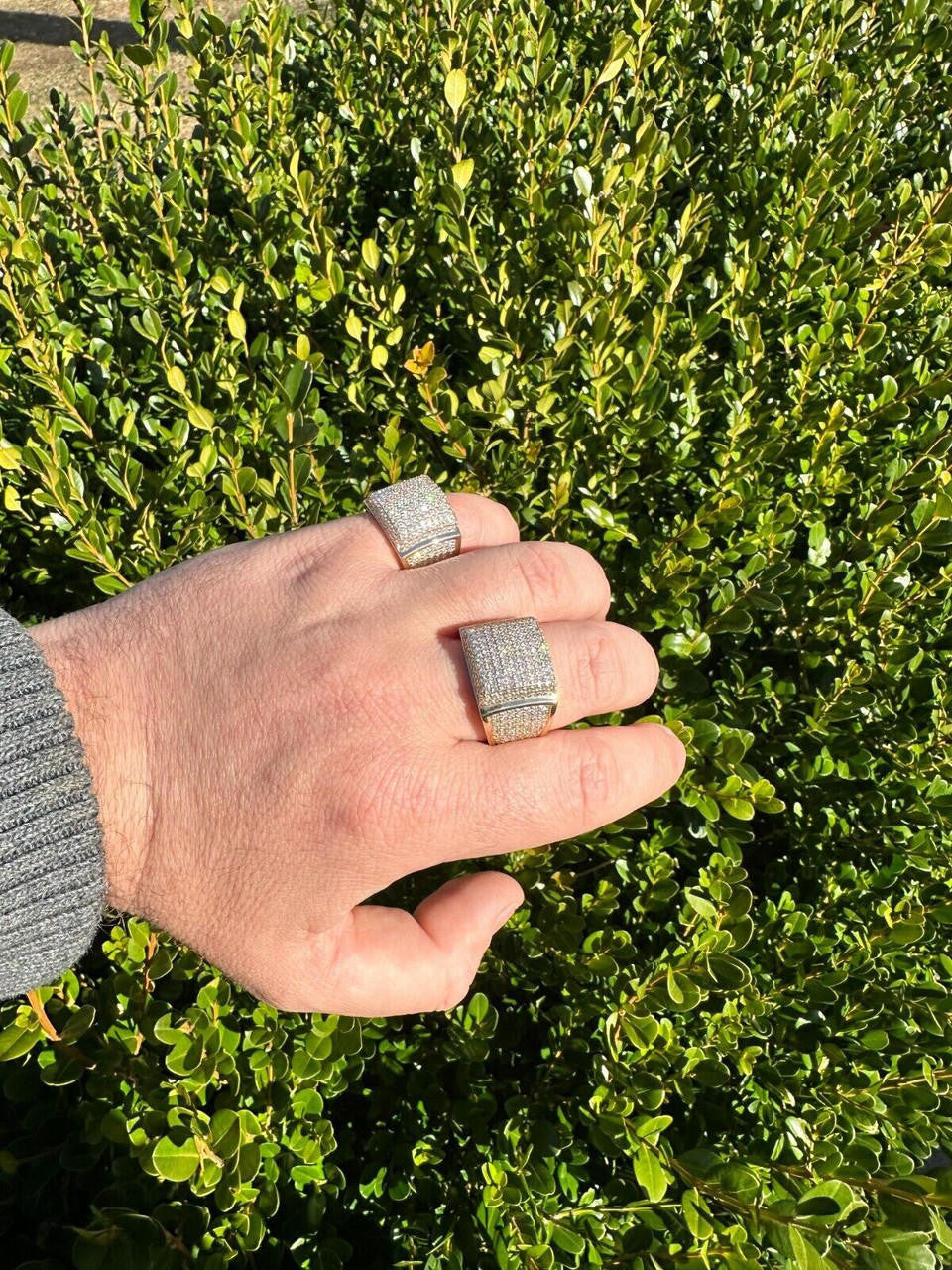 4.49ct Real DIAMOND Harlembling OG Ring - First Ring We Made - 14k Yellow Gold