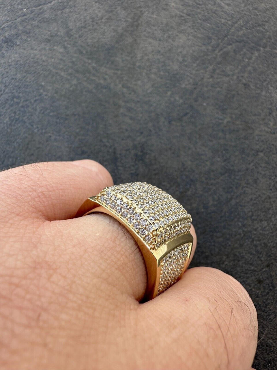 4.49ct Real DIAMOND Harlembling OG Ring - First Ring We Made - 14k Yellow Gold