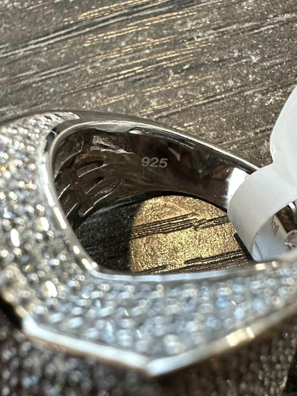 4.99ct Real DIAMOND Ice Star Classic Ring - 925 Silver