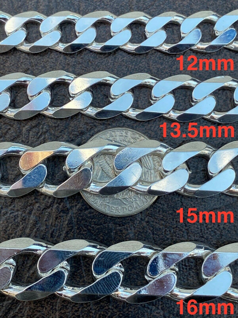 Curb Link Chain Necklace Or Bracelet - 925 Sterling Silver - 7-30" - 2-16mm