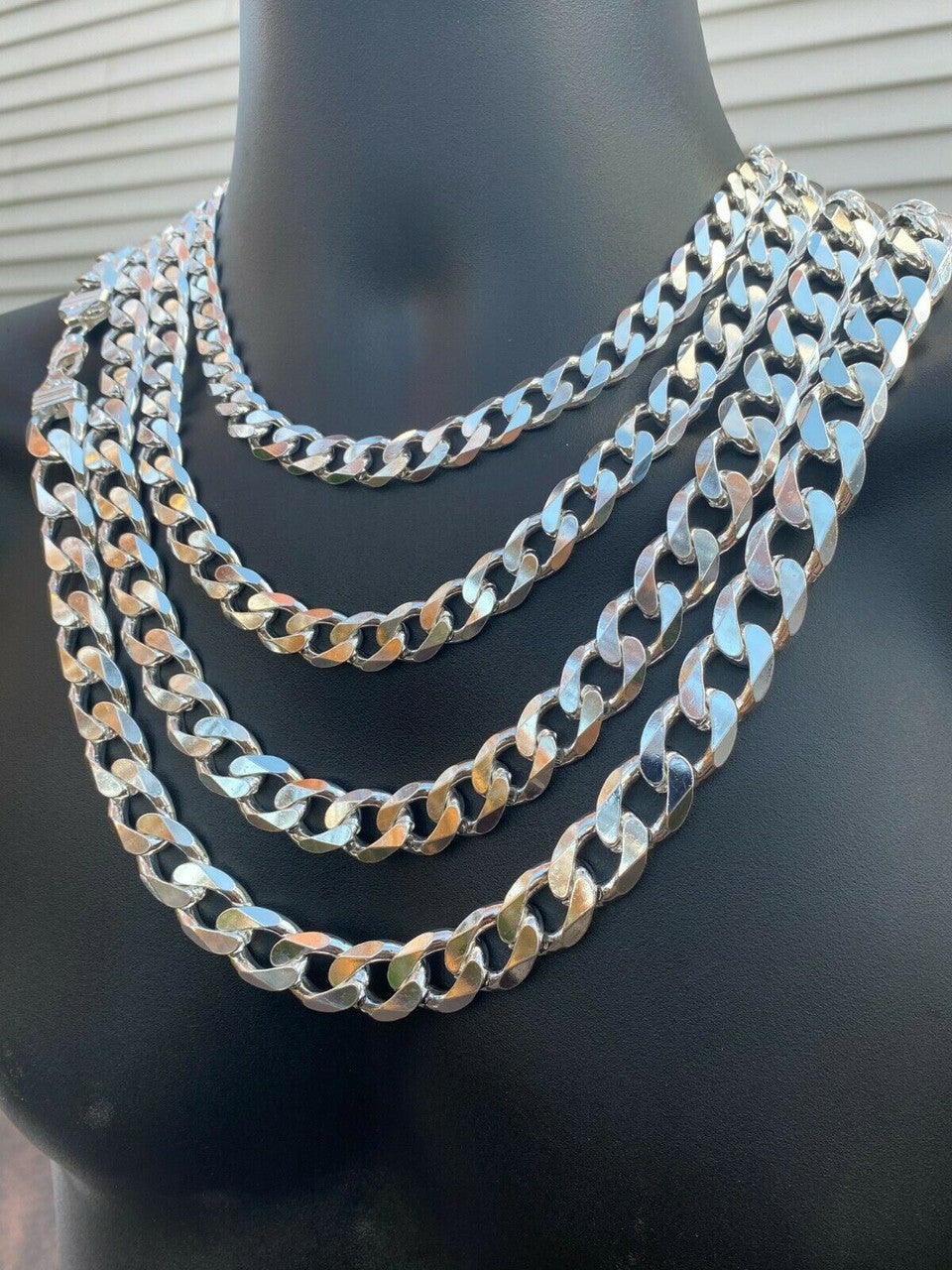 Curb Link Chain Necklace Or Bracelet - 925 Sterling Silver - 7-30" - 2-16mm