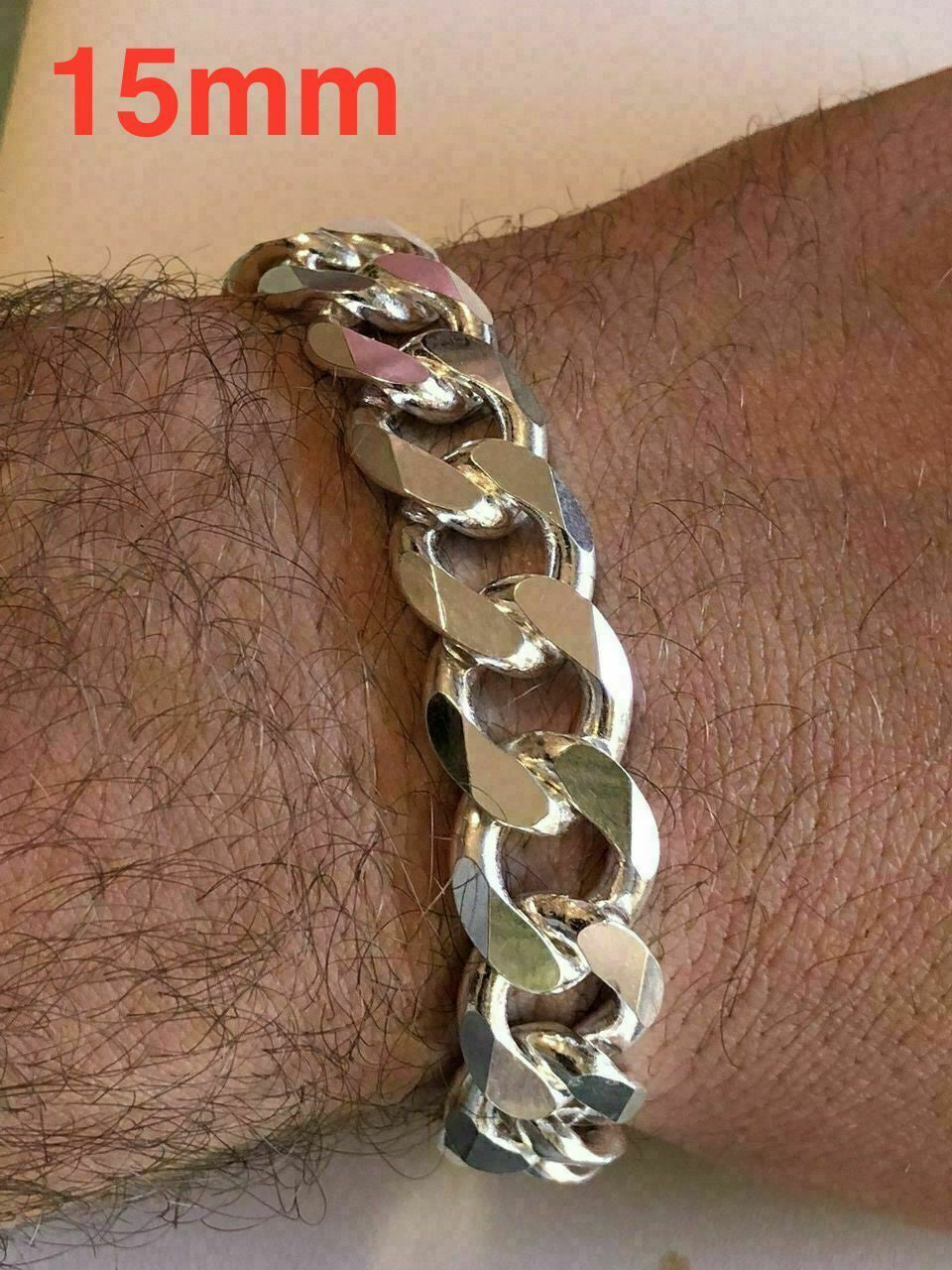 Curb Link Chain Necklace Or Bracelet - 925 Sterling Silver - 7-30" - 2-16mm