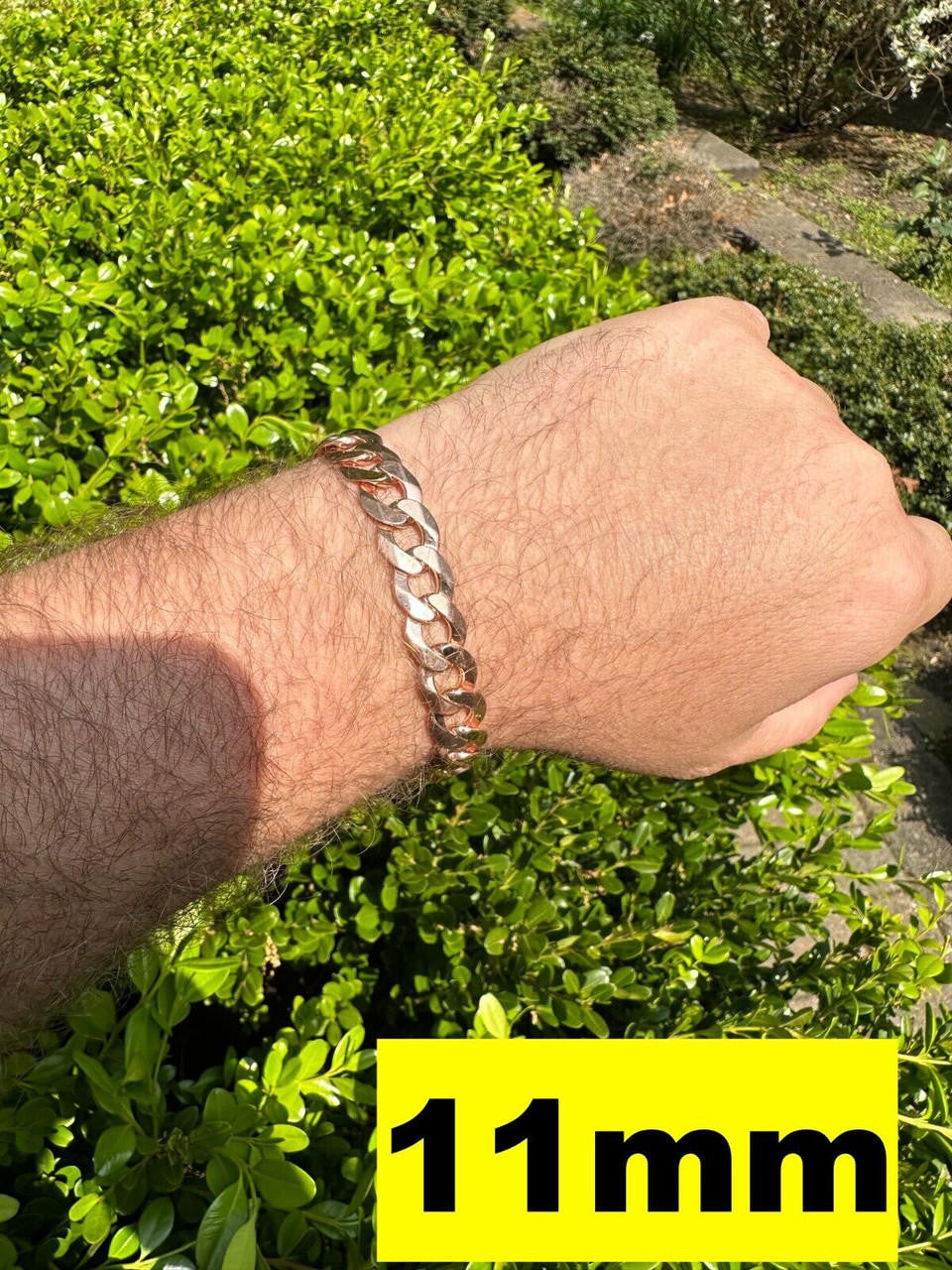 Curb Cuban Link Chain Bracelet W. Box Lock - 14k Rose Gold Vermeil 925 Sterling Silver - 7"-9" - 9.5mm-13mm