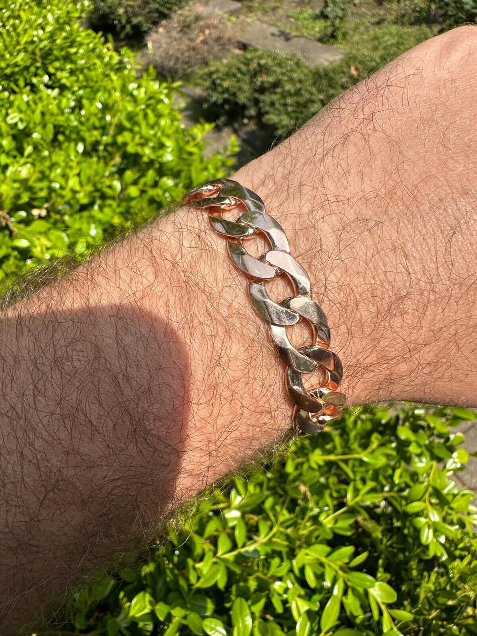 Curb Cuban Link Chain Necklace Or Bracelet W. Box Lock - 14k Rose Gold Vermeil 925 Sterling Silver - 7"-30" - 9.5mm-13mm