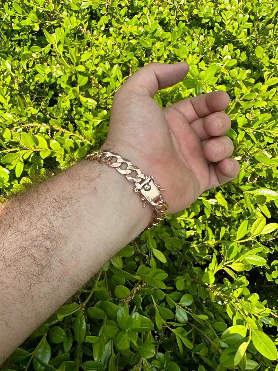 Curb Cuban Link Chain Necklace Or Bracelet W. Box Lock - 14k Rose Gold Vermeil 925 Sterling Silver - 7"-30" - 9.5mm-13mm