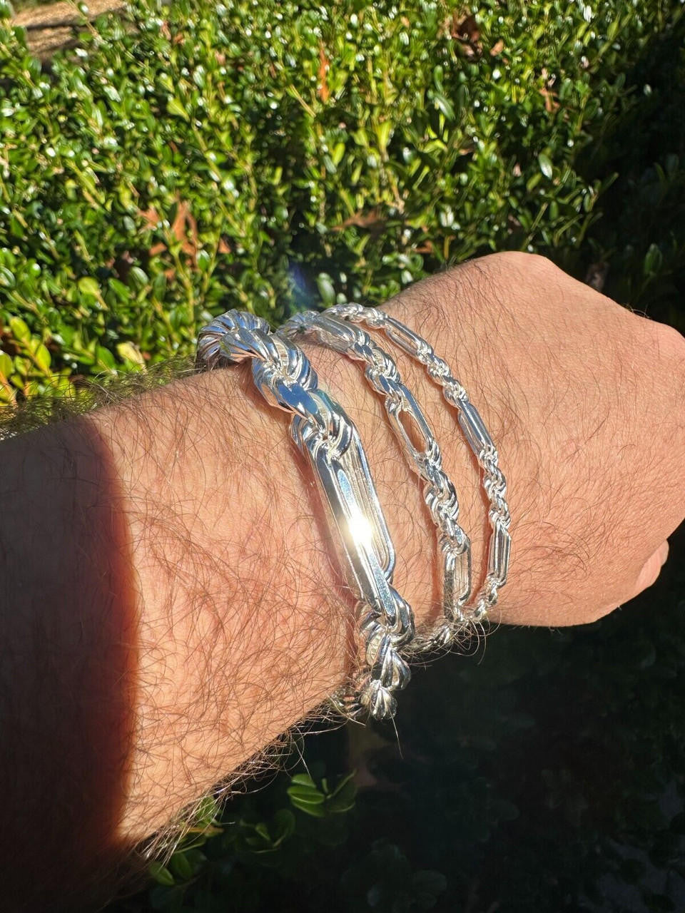 Milano Figarope Chain Necklace Or Bracelet - 925 Sterling Silver - 7"-30" - 4mm-10mm