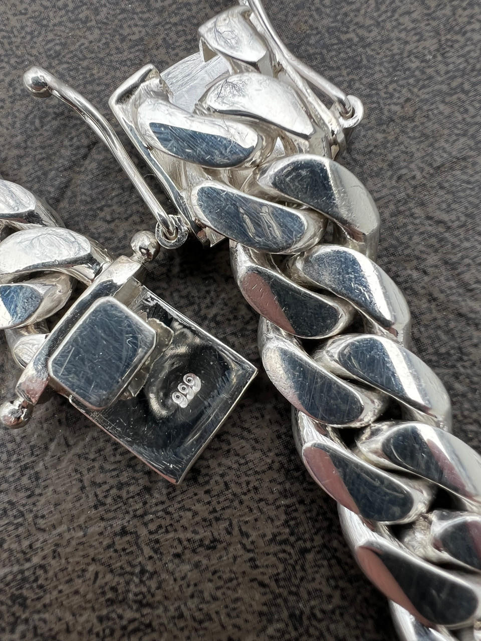 HANDMADE IN USA Miami Cuban Link Chain Necklace Or Bracelet - 999 Fine Silver - 7"-36" - 8mm-28mm TAKES 2-3 WEEKS TO MAKE
