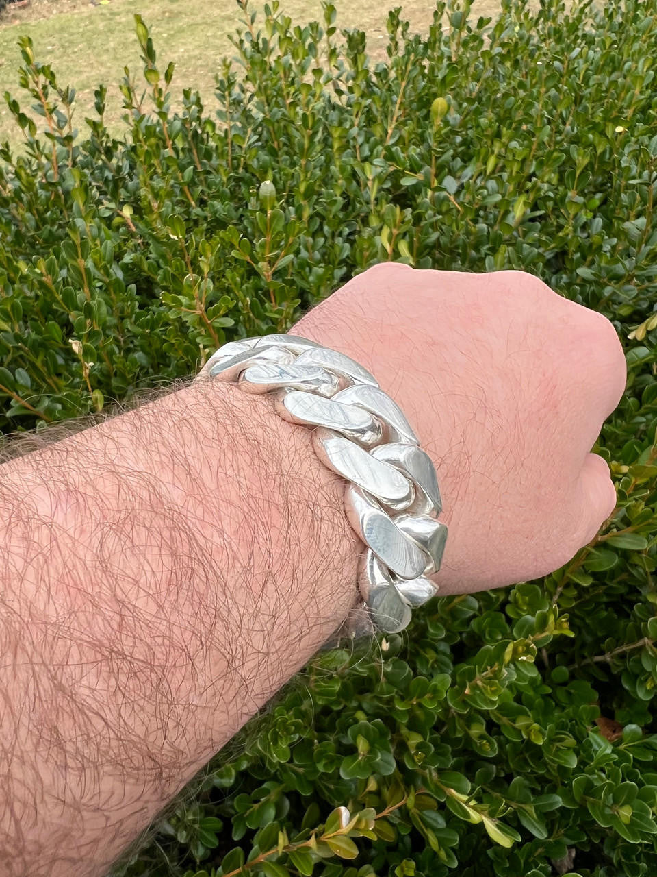 HANDMADE IN USA Miami Cuban Link Chain Necklace Or Bracelet - 999 Fine Silver - 7"-36" - 8mm-28mm TAKES 2-3 WEEKS TO MAKE
