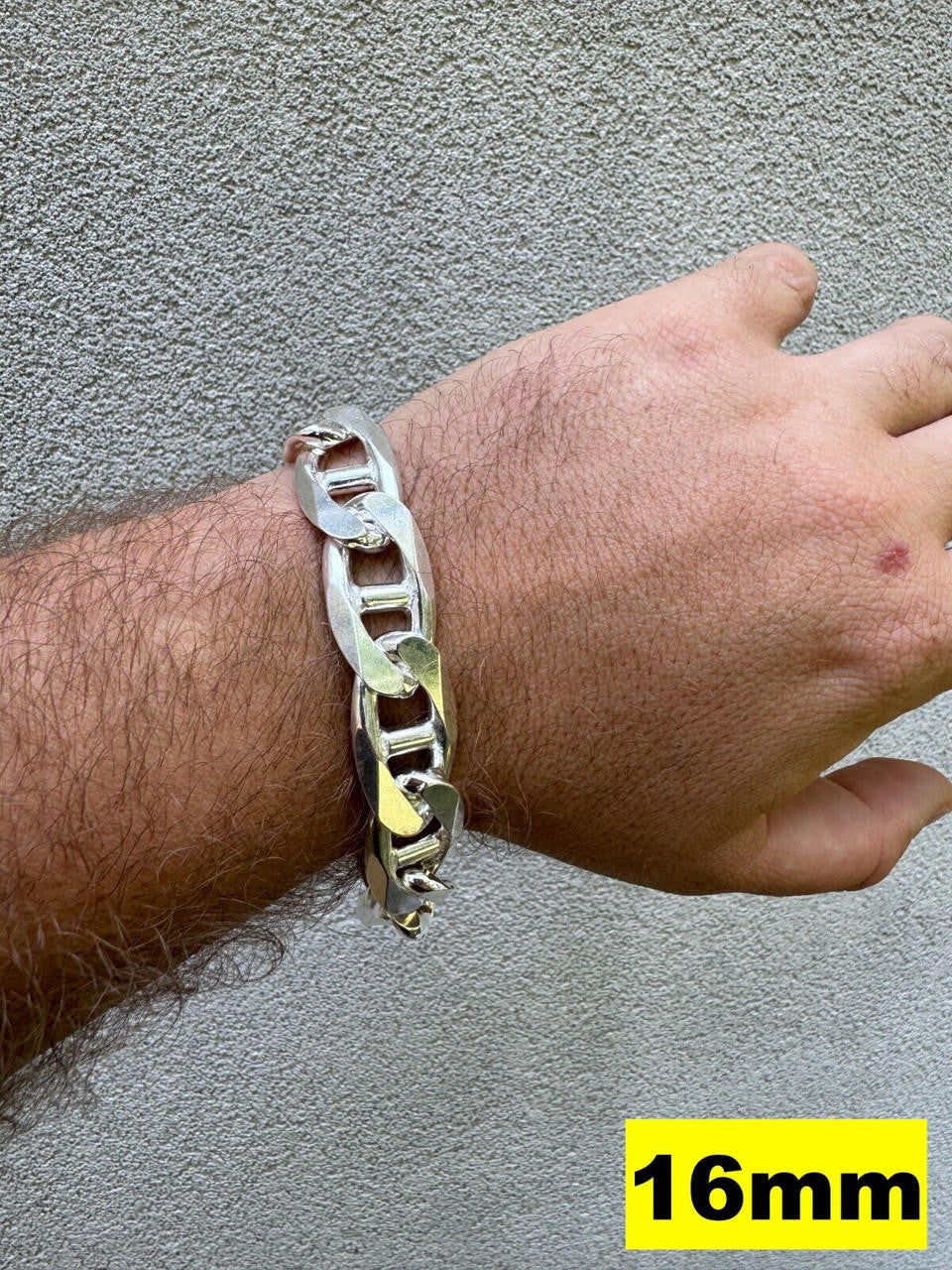 Mariner Link Bracelet - 925 Sterling Silver - 6"-9" - 2.5mm-16mm