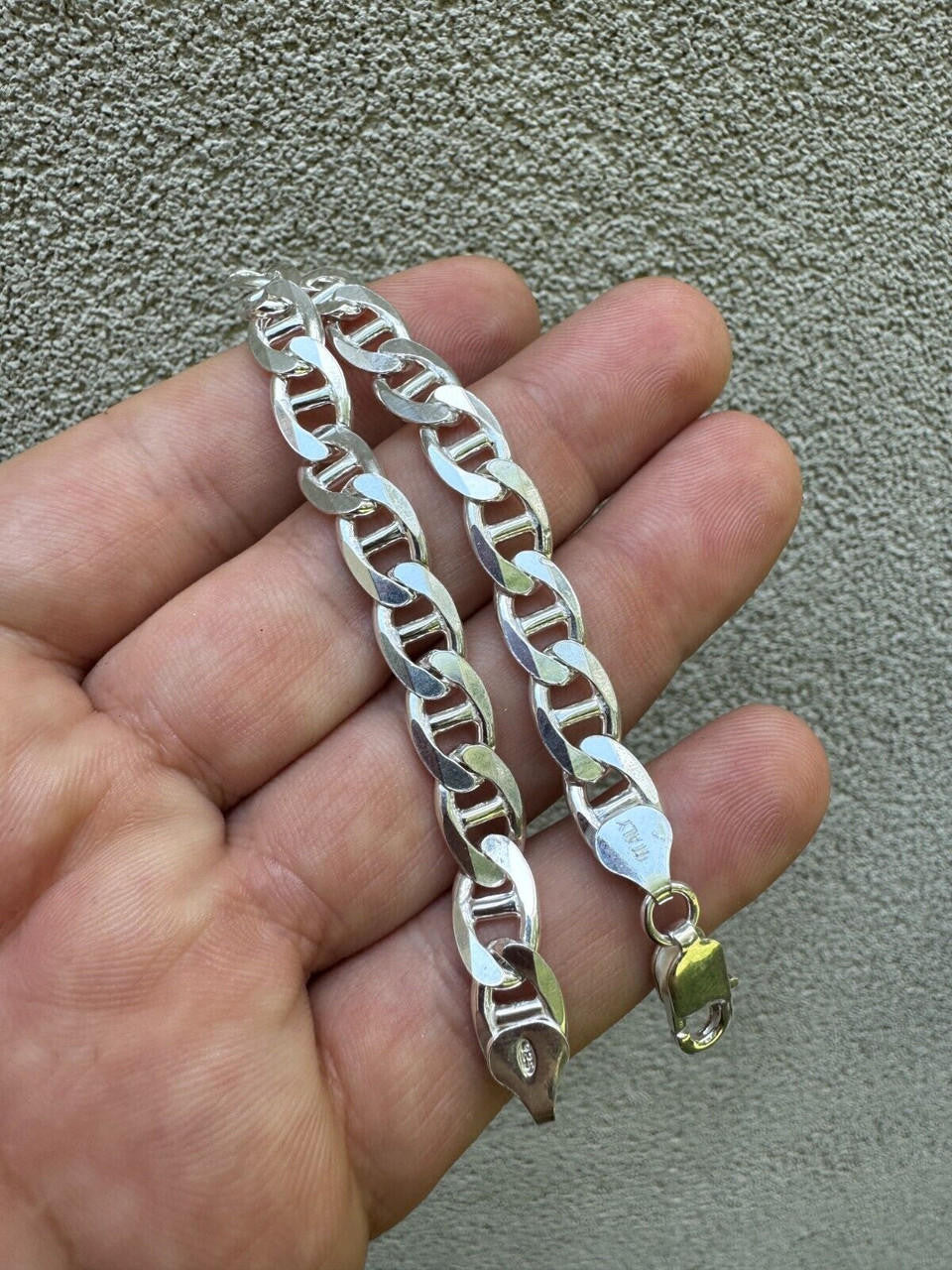 Mariner Link Bracelet - 925 Sterling Silver - 6"-9" - 2.5mm-16mm