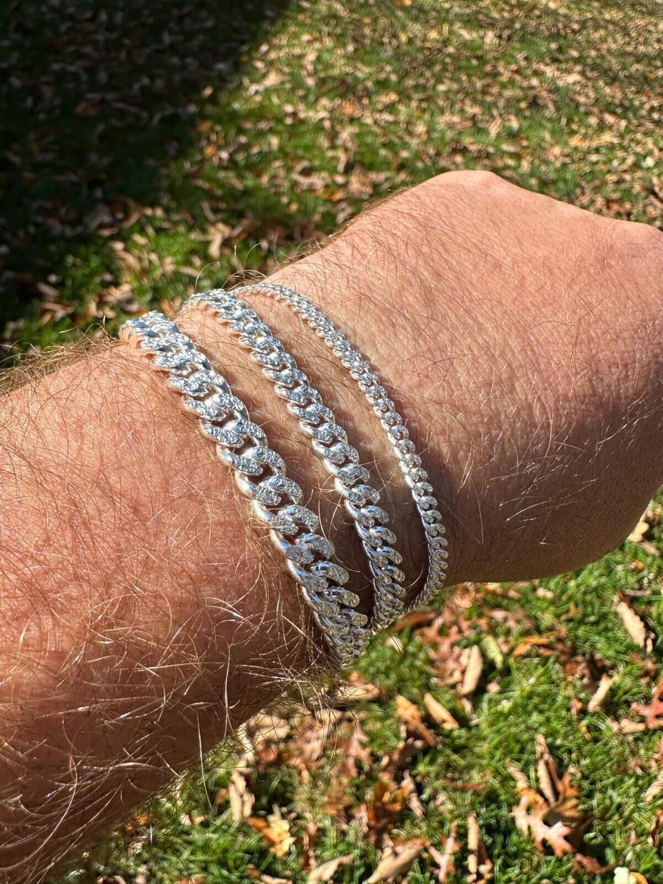 Diamond Cut Miami Cuban Link Chain Necklace Or Bracelet - 925 Sterling Silver - 7"-30" - 3mm-7mm