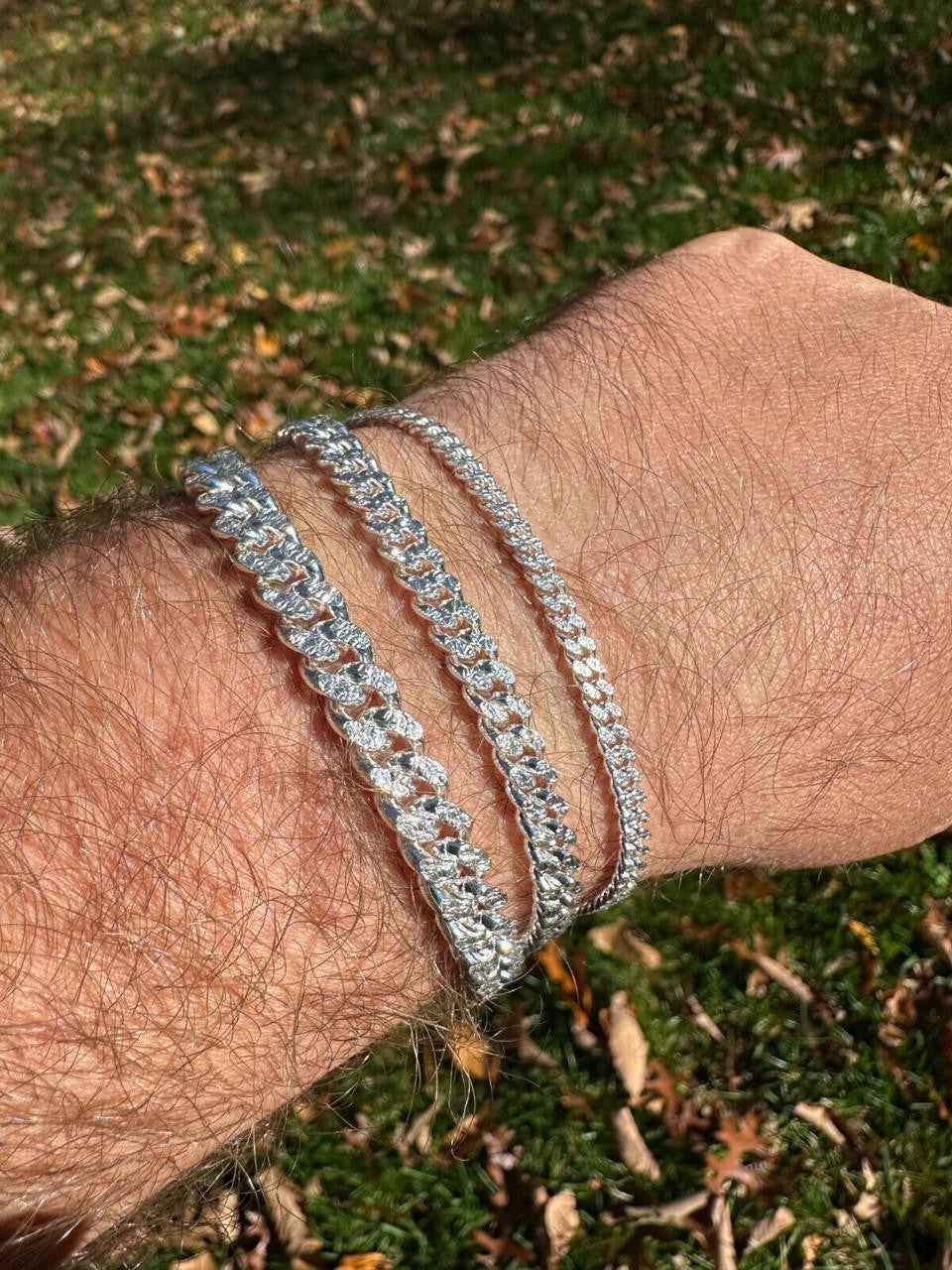 Diamond Cut Miami Cuban Link Chain Necklace Or Bracelet - 925 Sterling Silver - 7"-30" - 3mm-7mm