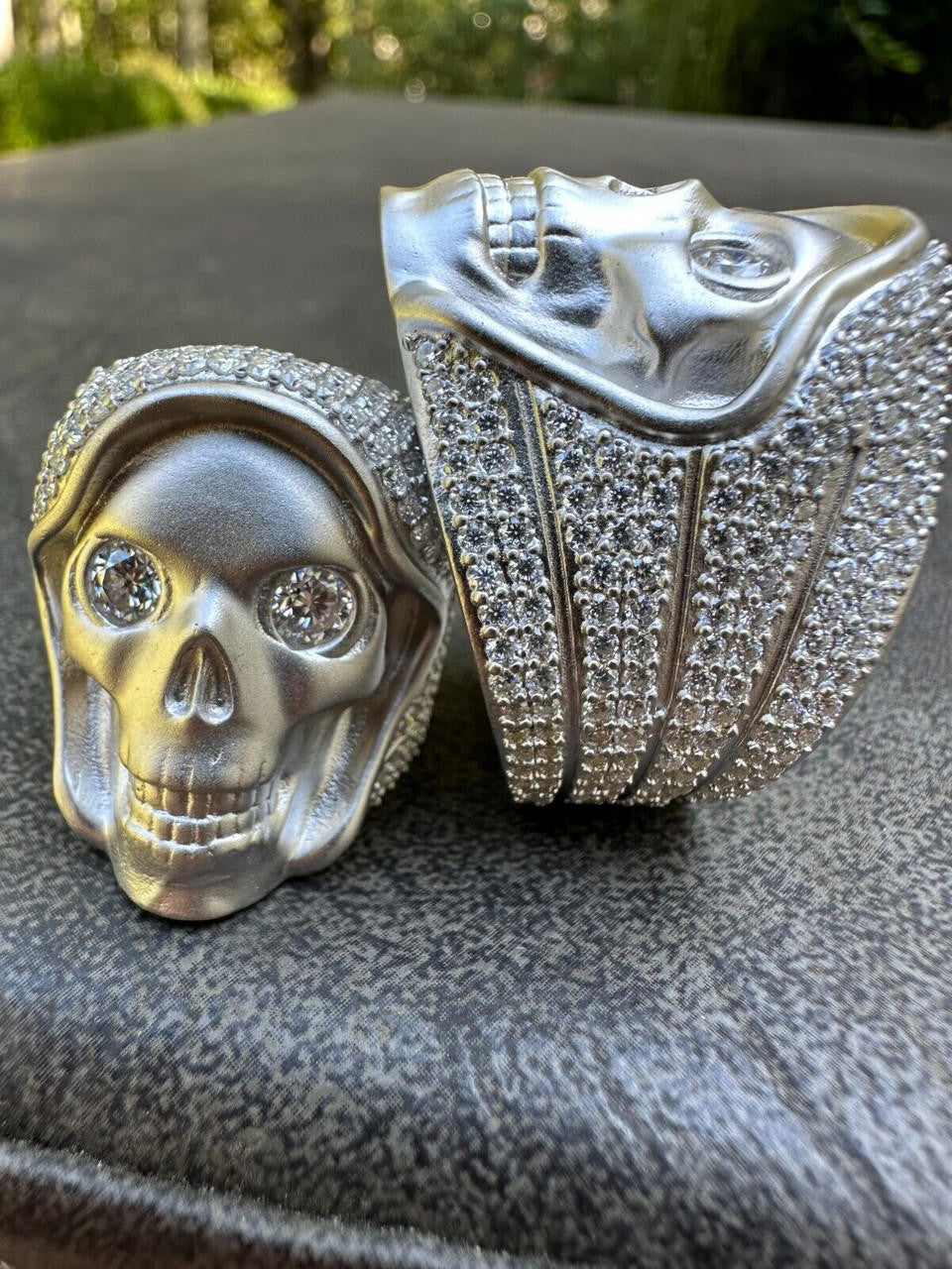 MOISSANITE Dead Rider Ring - 925 Silver
