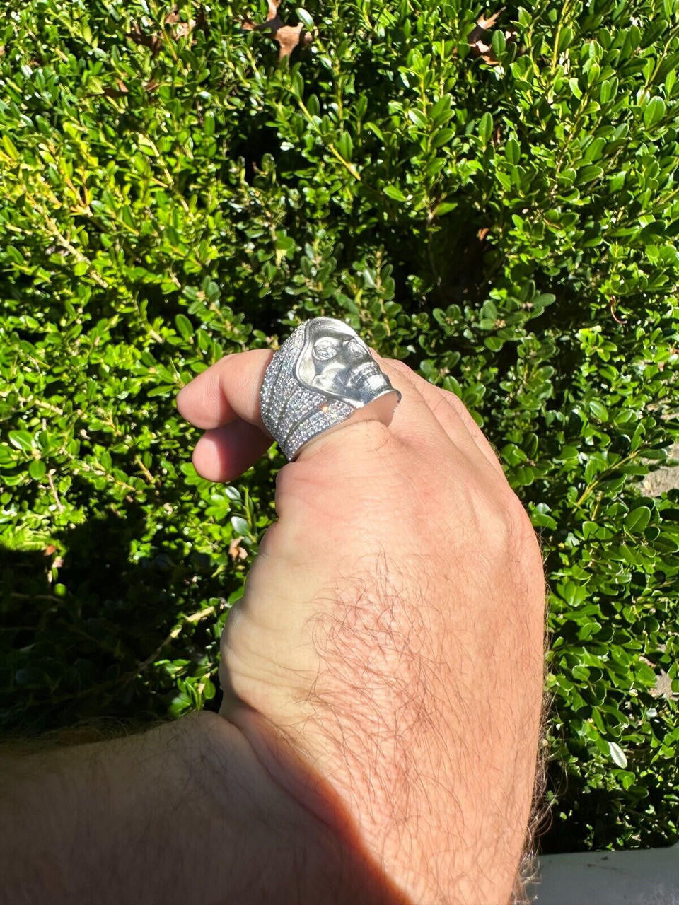 MOISSANITE Dead Rider Ring - 925 Silver