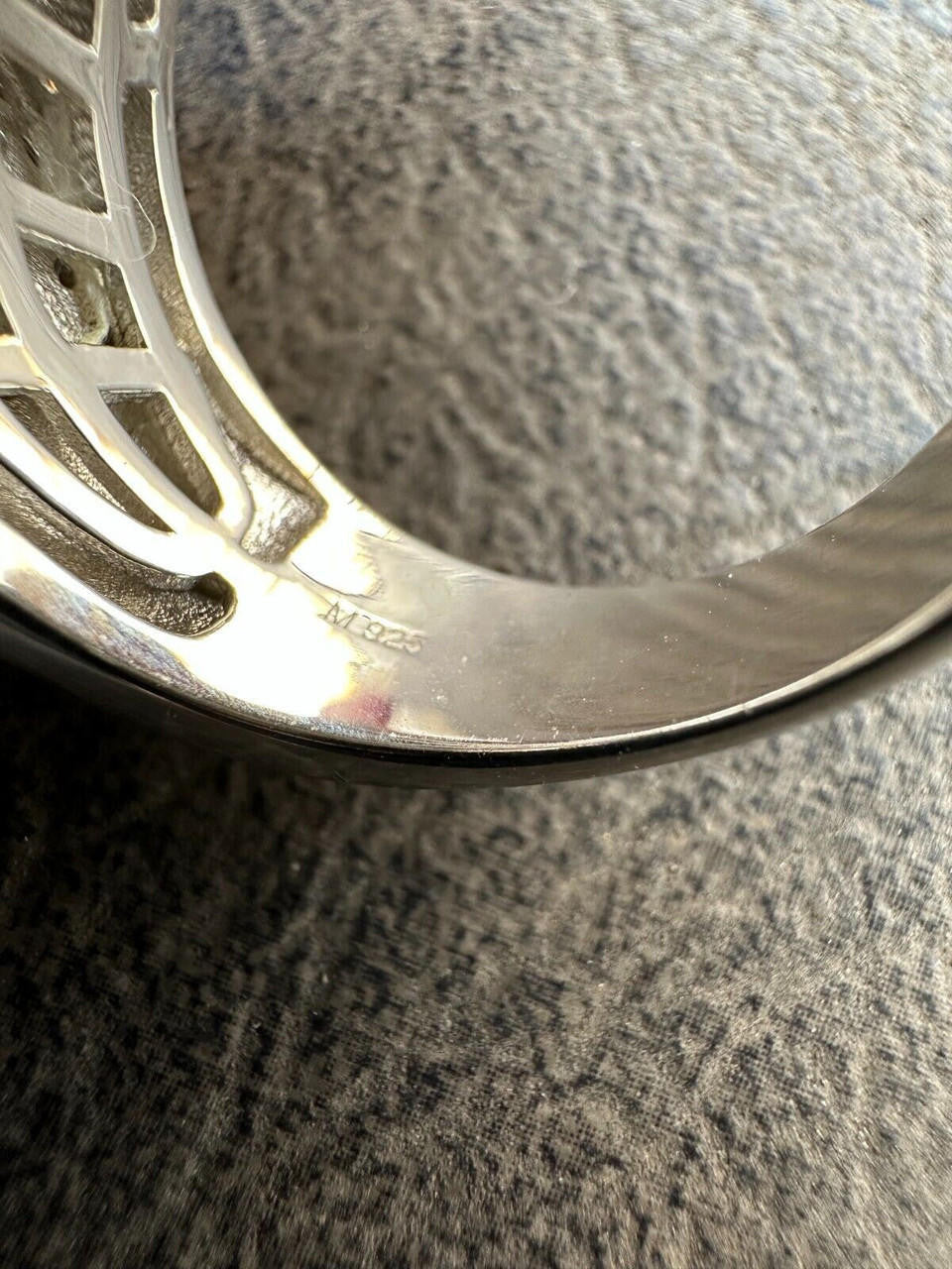 MOISSANITE Baguette Rap Star Ring - 925 Silver
