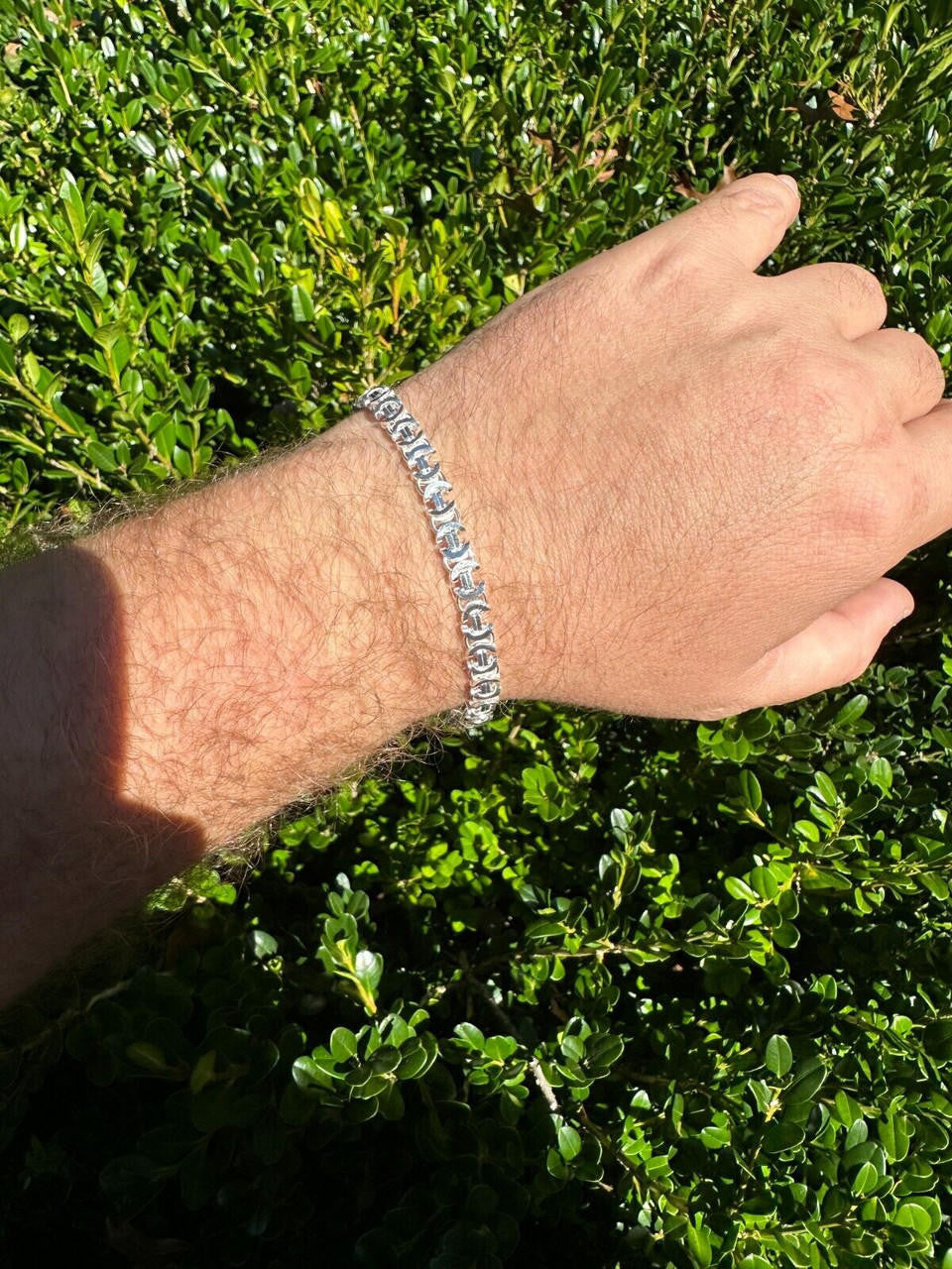 Flat Byzantine Link Chain Necklace Or Bracelet - 925 Sterling Silver - 7"-30" - 5mm-10mm