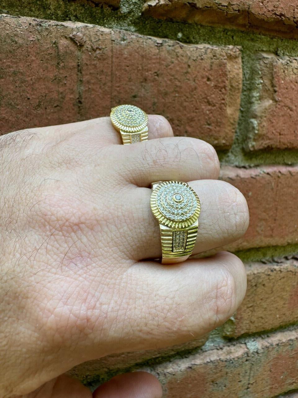 The OG Ring - Harlembling Classic Since 2018 - 14k Gold Vermeil 925 Silver - CZ Stones