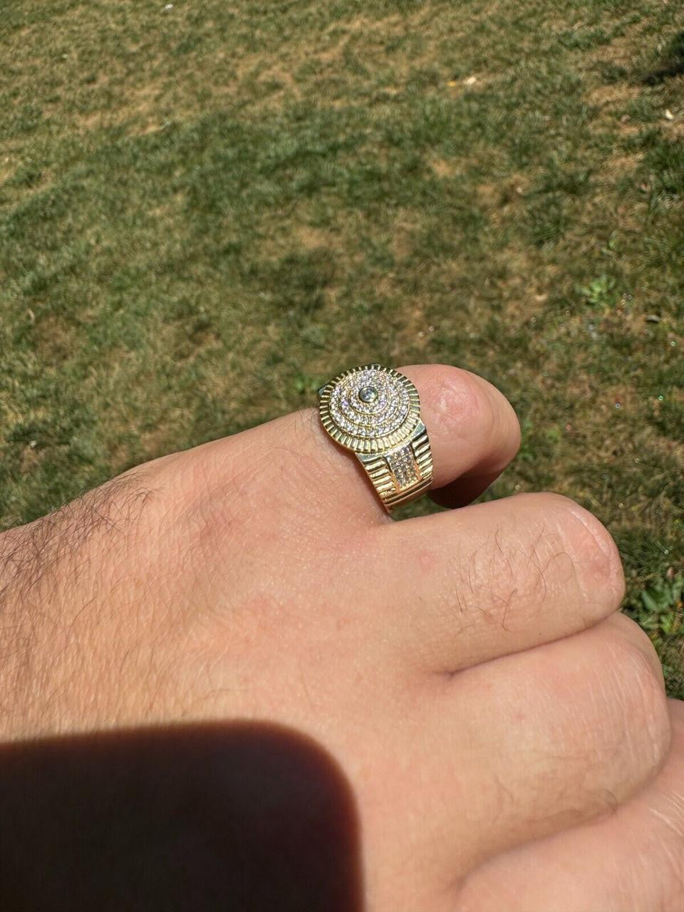 The OG Ring - Harlembling Classic Since 2018 - 14k Gold Vermeil 925 Silver - CZ Stones