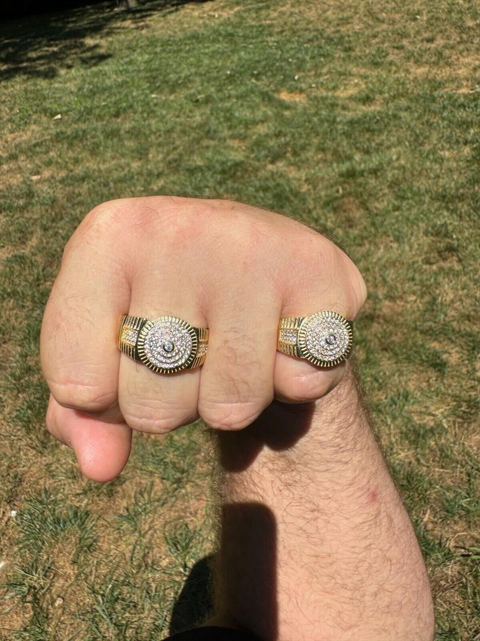 The OG Ring - Harlembling Classic Since 2018 - 14k Gold Vermeil 925 Silver - CZ Stones