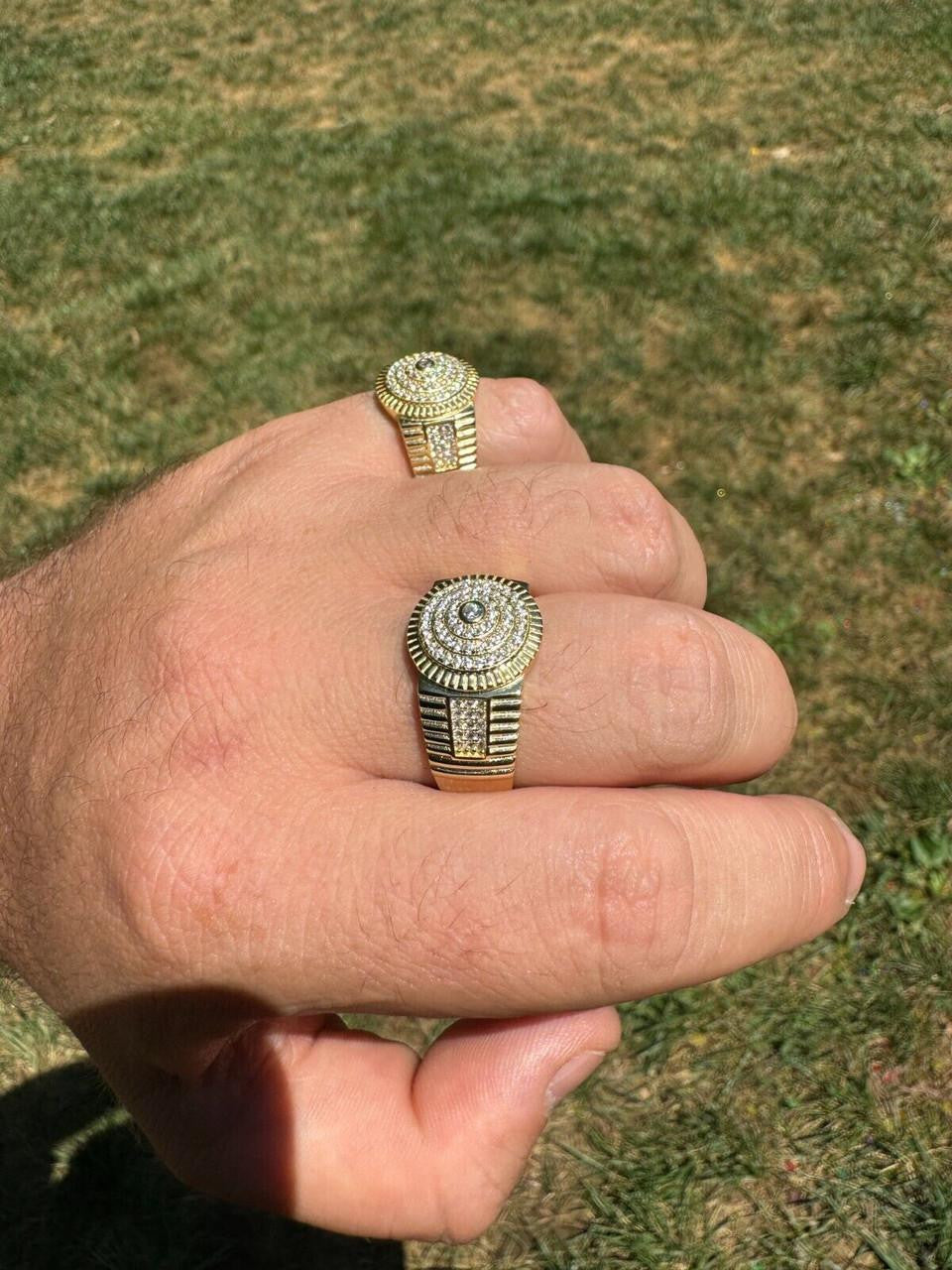 The OG Ring - Harlembling Classic Since 2018 - 14k Gold Vermeil 925 Silver - CZ Stones