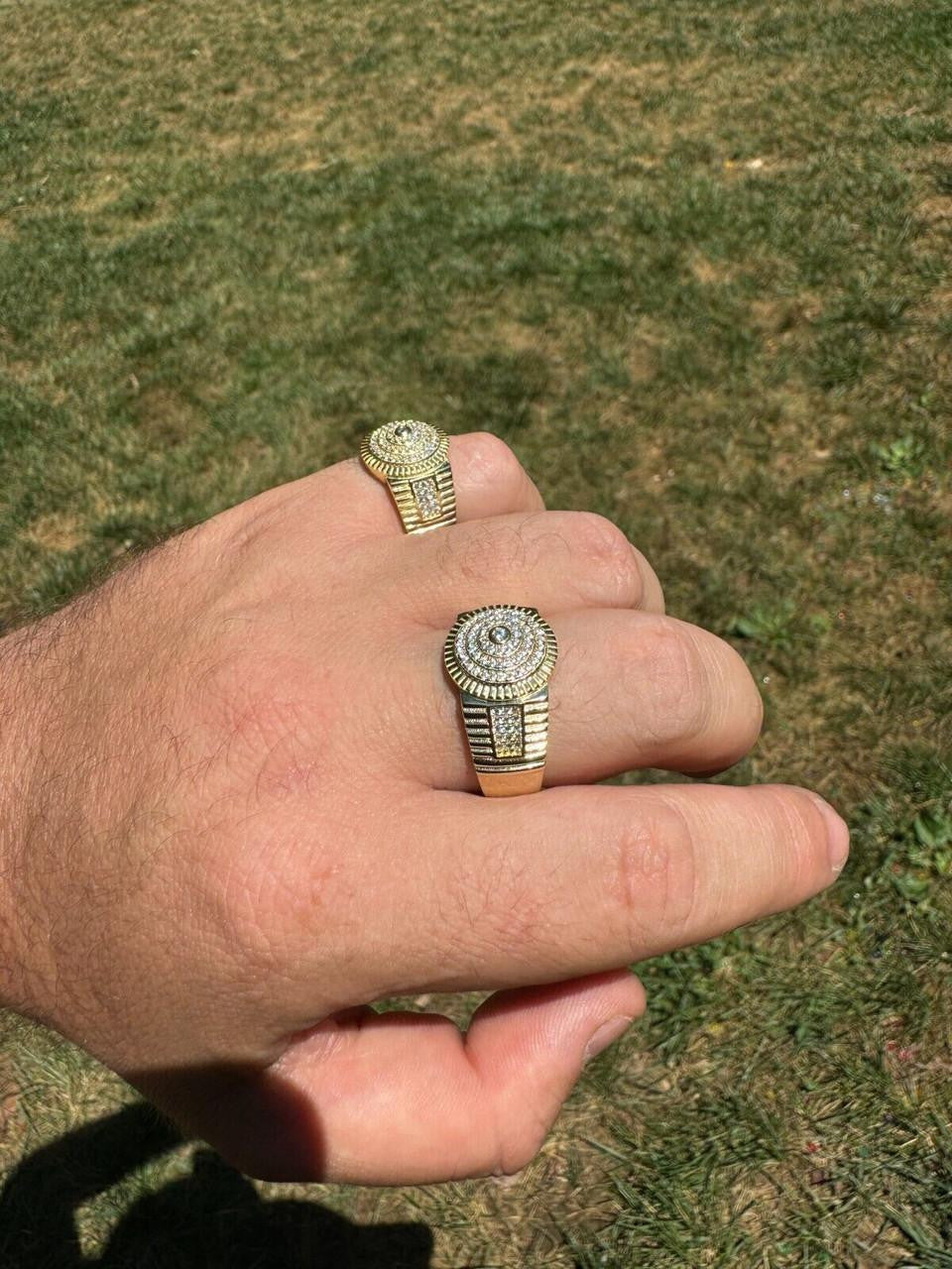The OG Ring - Harlembling Classic Since 2018 - 14k Gold Vermeil 925 Silver - CZ Stones