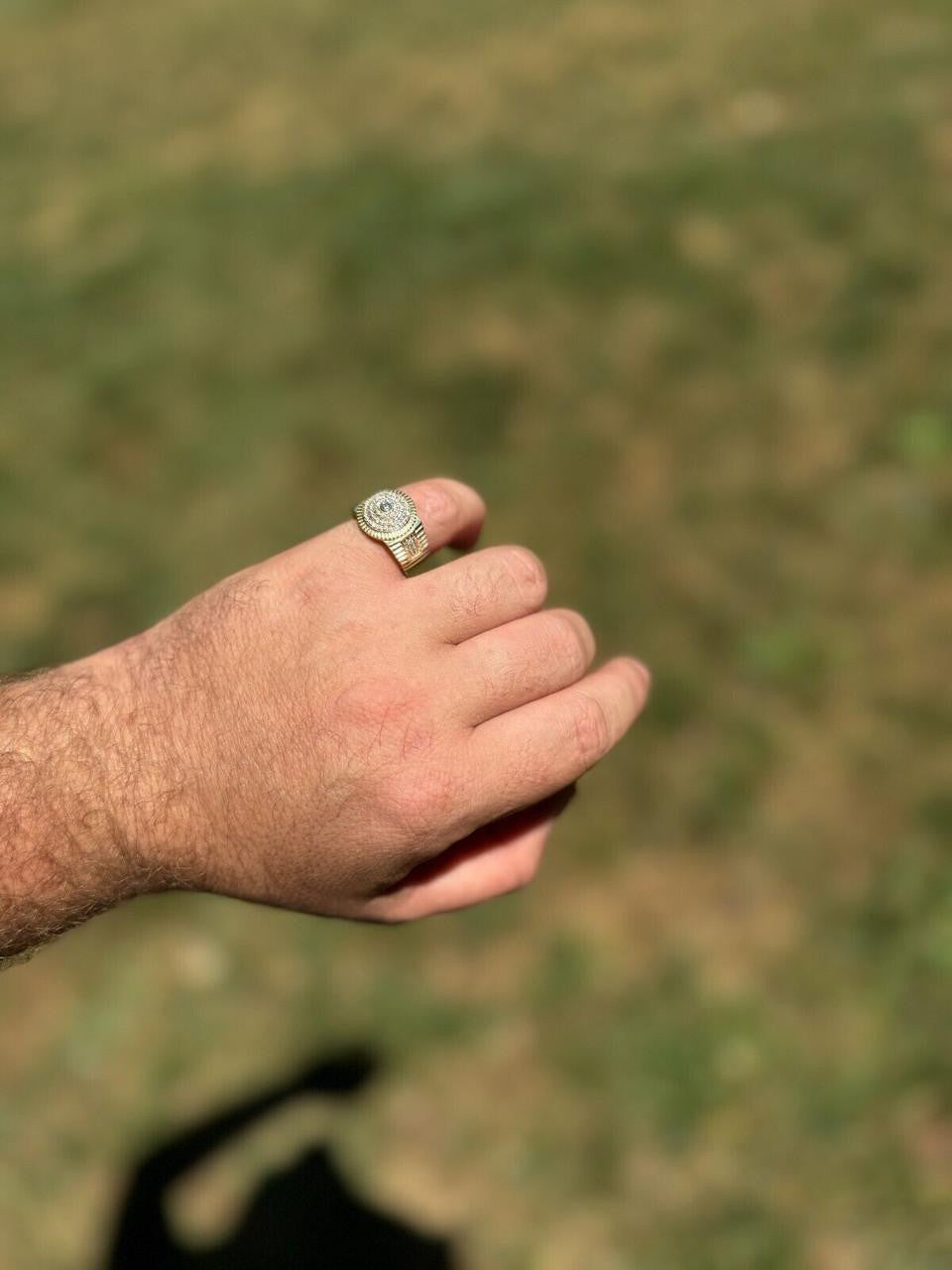 The OG Ring - Harlembling Classic Since 2018 - 14k Gold Vermeil 925 Silver - CZ Stones
