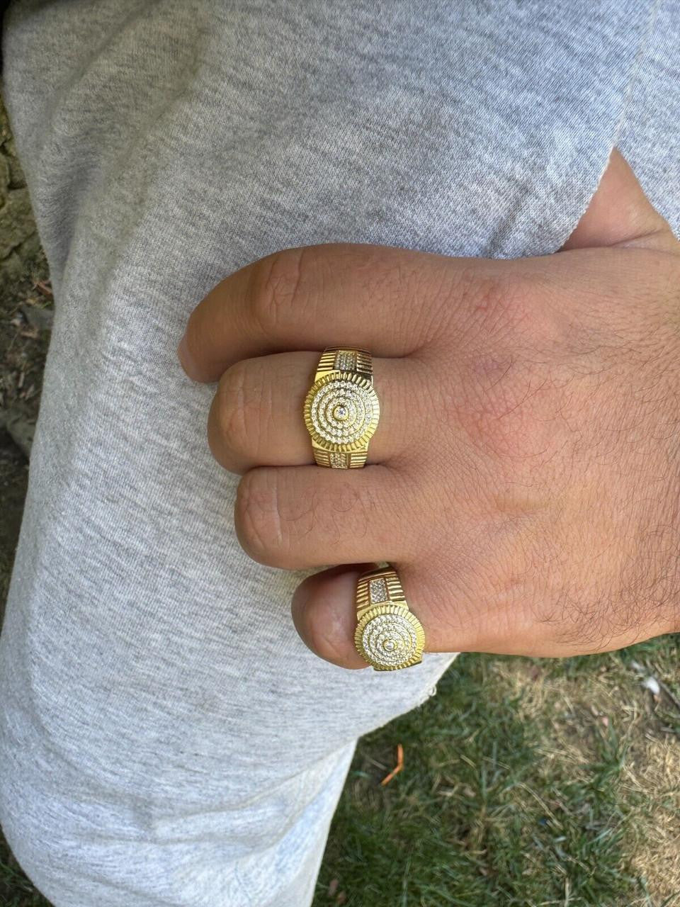 The OG Ring - Harlembling Classic Since 2018 - 14k Gold Vermeil 925 Silver - CZ Stones