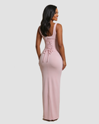 Vestido Largo con Corsé Moldeador Desmontable