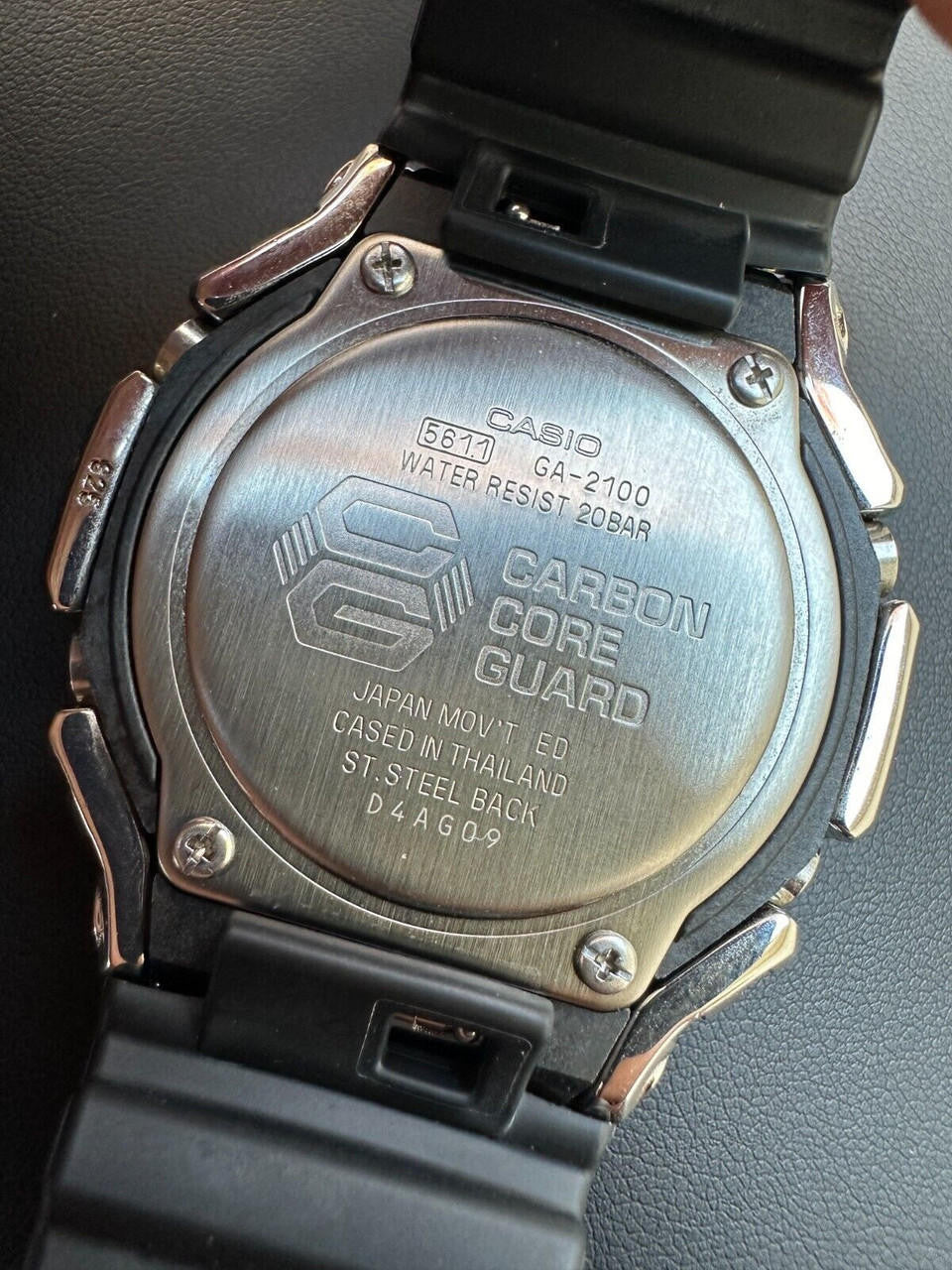 MOISSANITE Real 925 Silver Iced Casio G Shock GA-2100 Hip Hop Watch