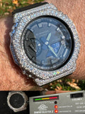 MOISSANITE Real 925 Silver Iced Casio G Shock GA-2100 Hip Hop Watch