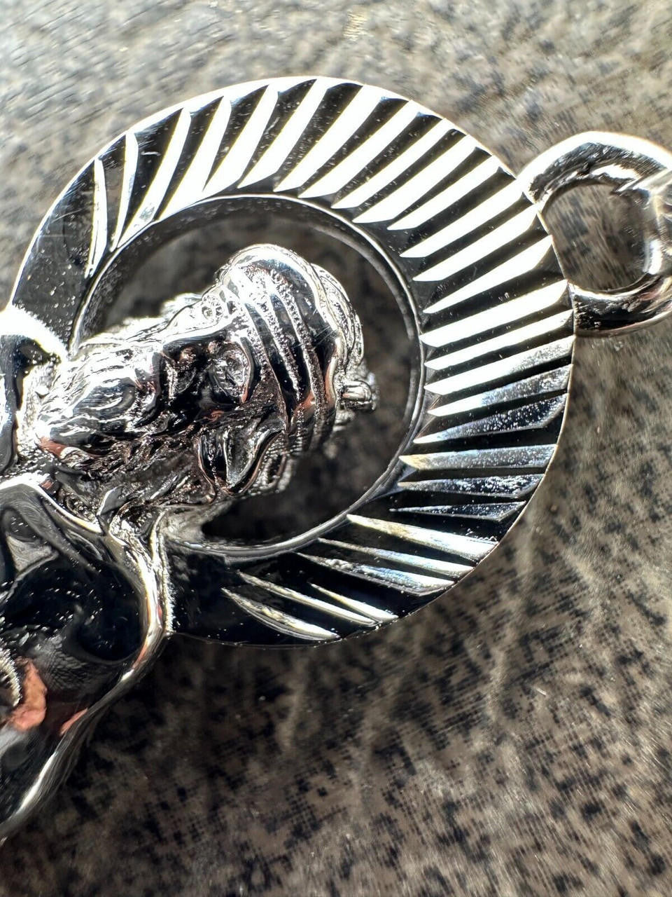 St Lazarus Plain Pendant - 925 Silver - 3 Sizes 1.25"-3.25"