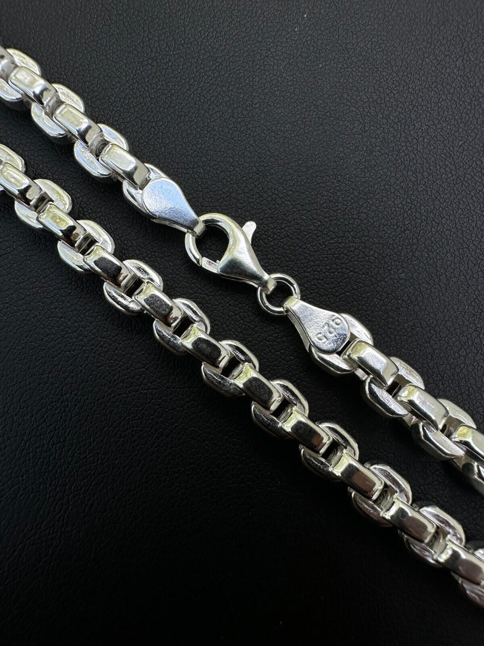 Puffed Rolo Chain Necklace Or Bracelet - Hollow 925 Sterling Silver - 7"-28" - 6mm
