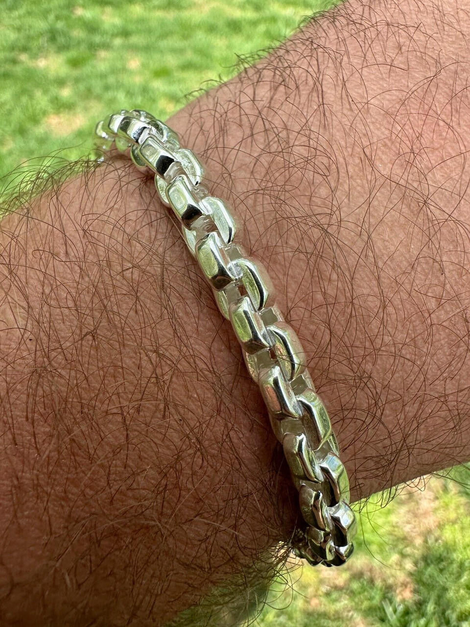 Puffed Rolo Chain Necklace Or Bracelet - Hollow 925 Sterling Silver - 7"-28" - 6mm