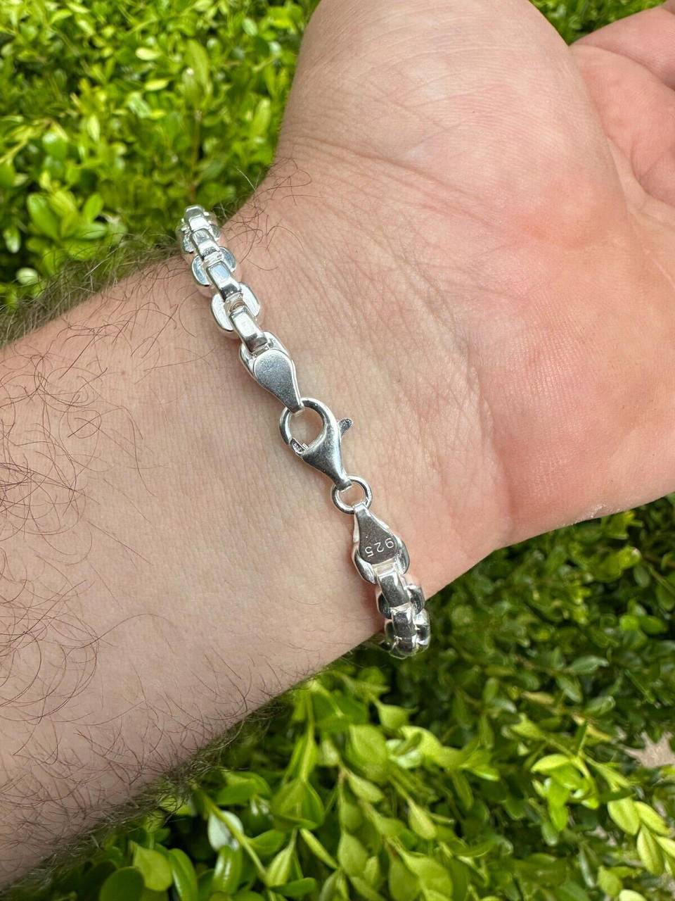 Puffed Rolo Chain Necklace Or Bracelet - Hollow 925 Sterling Silver - 7"-28" - 6mm