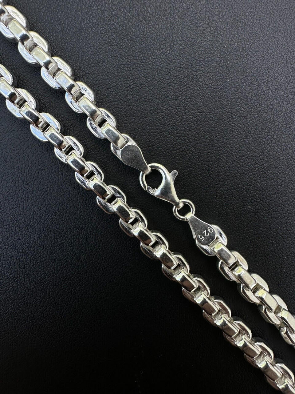 Puffed Rolo Chain Necklace Or Bracelet - Hollow 925 Sterling Silver - 7"-28" - 6mm