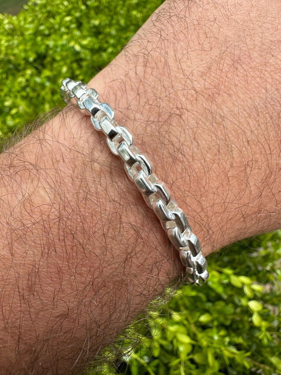 Puffed Rolo Chain Necklace Or Bracelet - Hollow 925 Sterling Silver - 7"-28" - 6mm